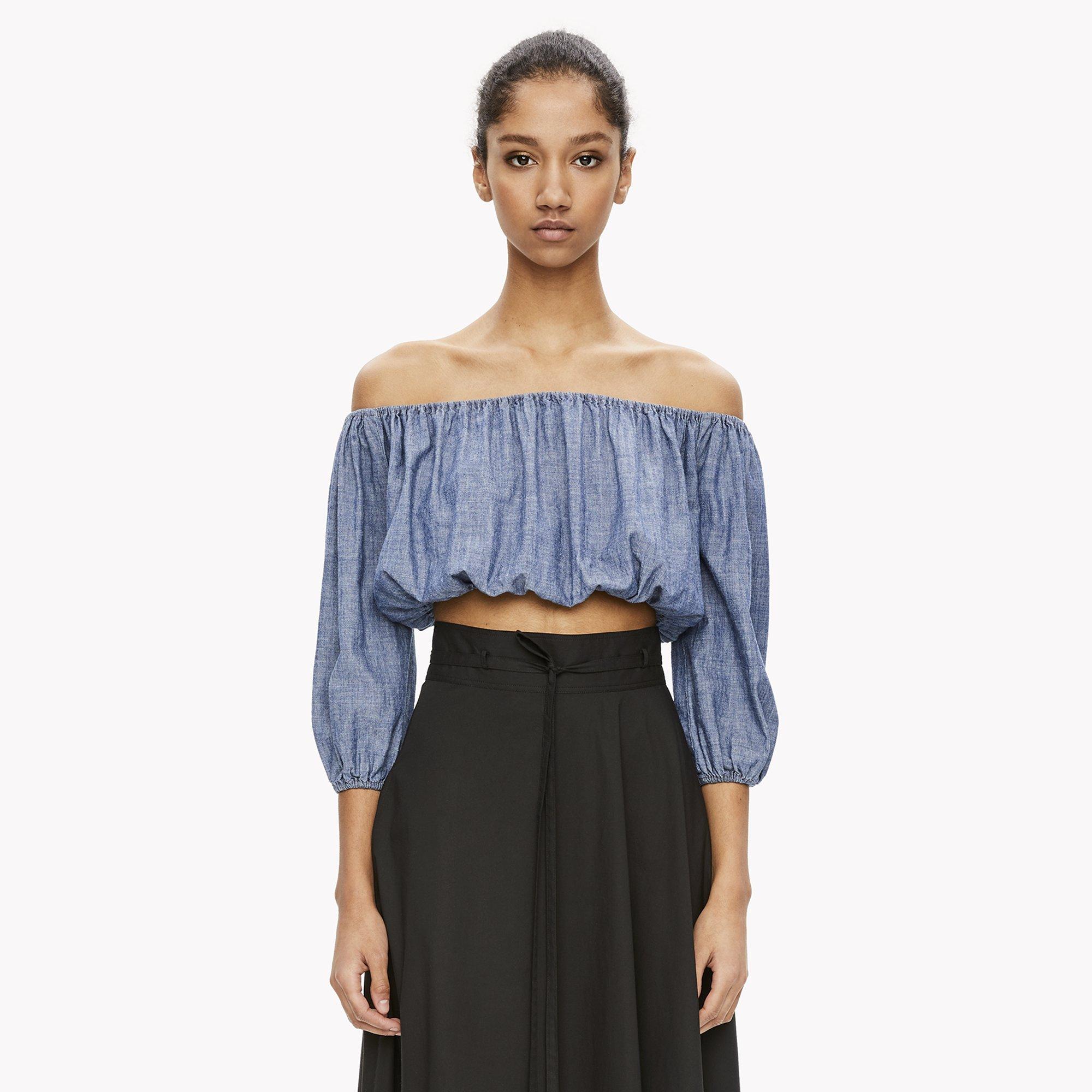 Off-the-Shoulder Crop Top