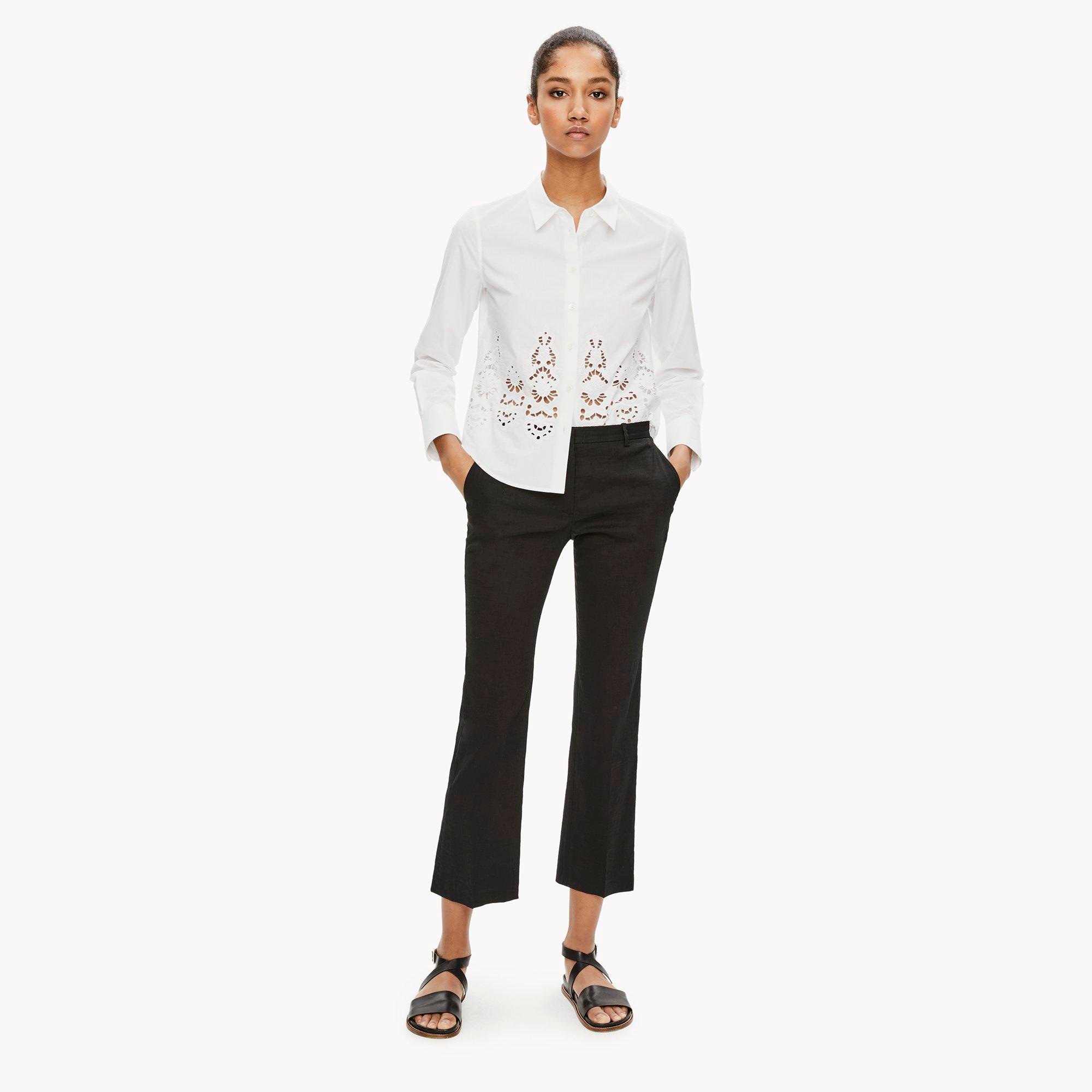 Embroidered Slim Shirt