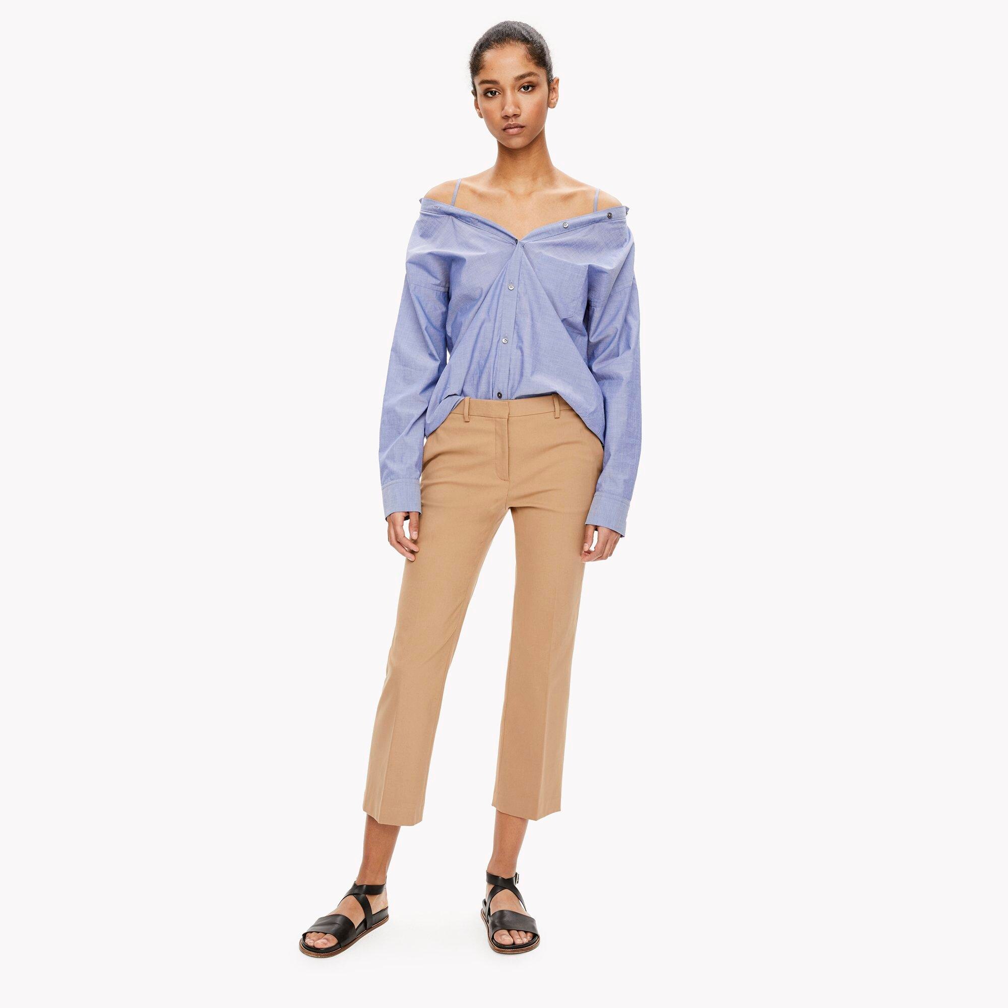 Cotton Off-The-Shoulder Shirt