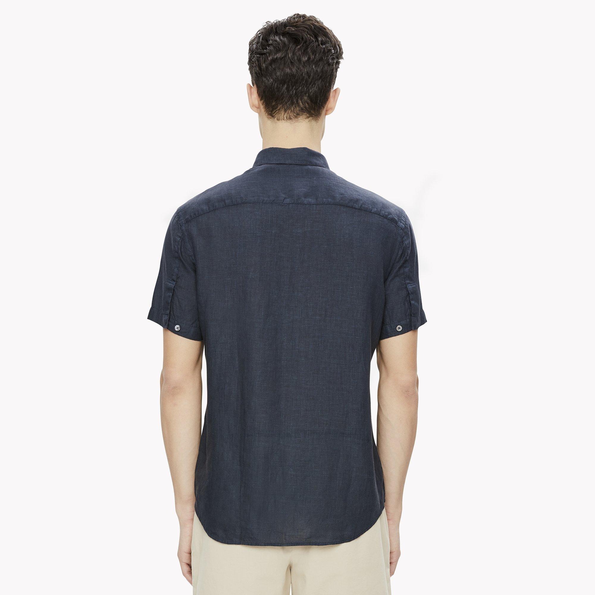 Linen Shirt with Sleeve Vents