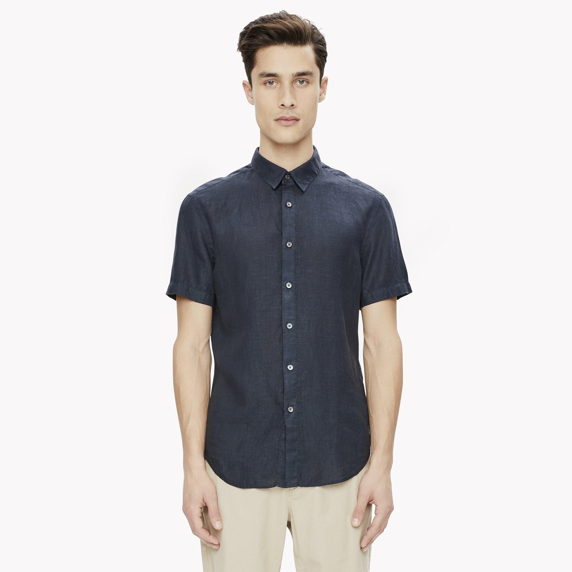 Linen Shirt with Sleeve Vents