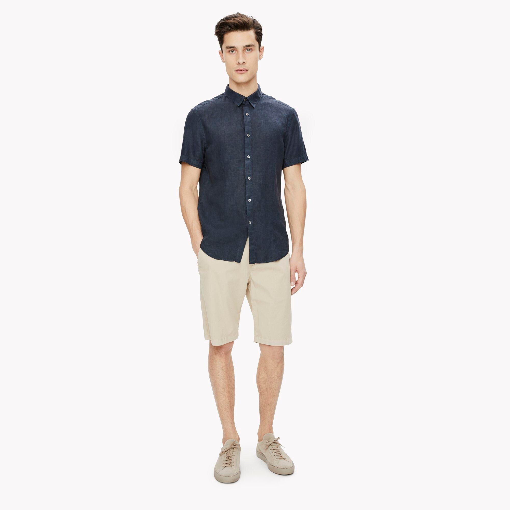 Linen Shirt with Sleeve Vents