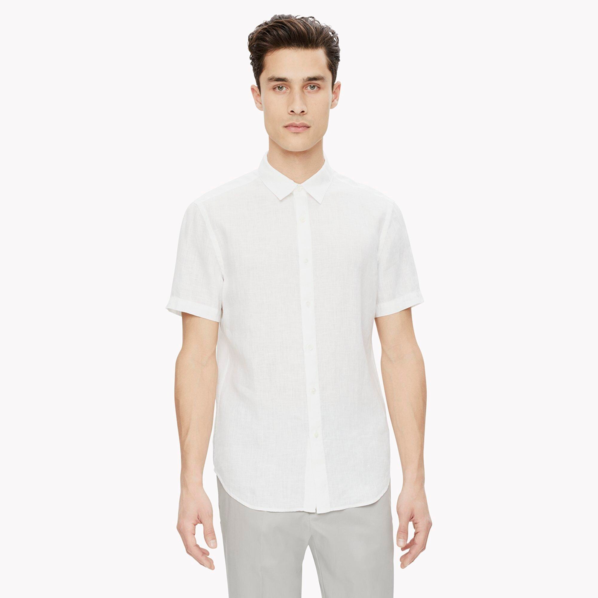 Linen Shirt with Sleeve Vents