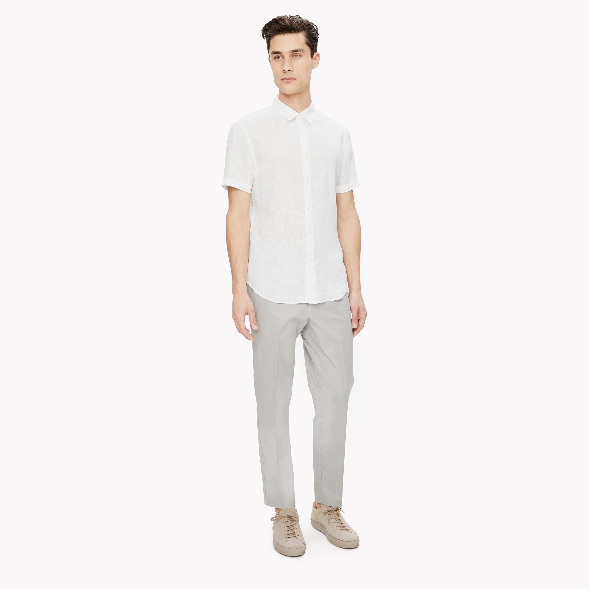 Linen Shirt with Sleeve Vents