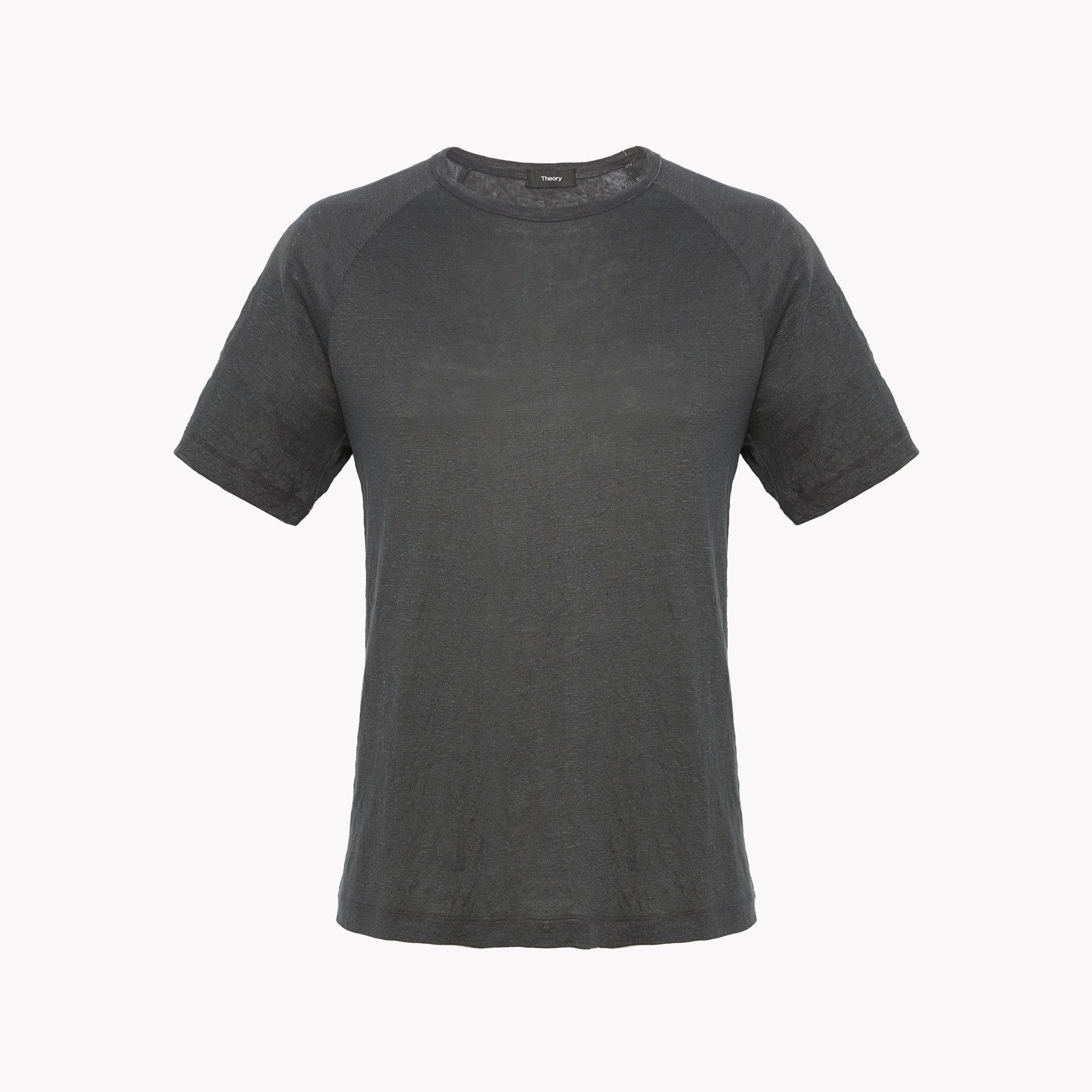 Washed Linen Raglan Tee