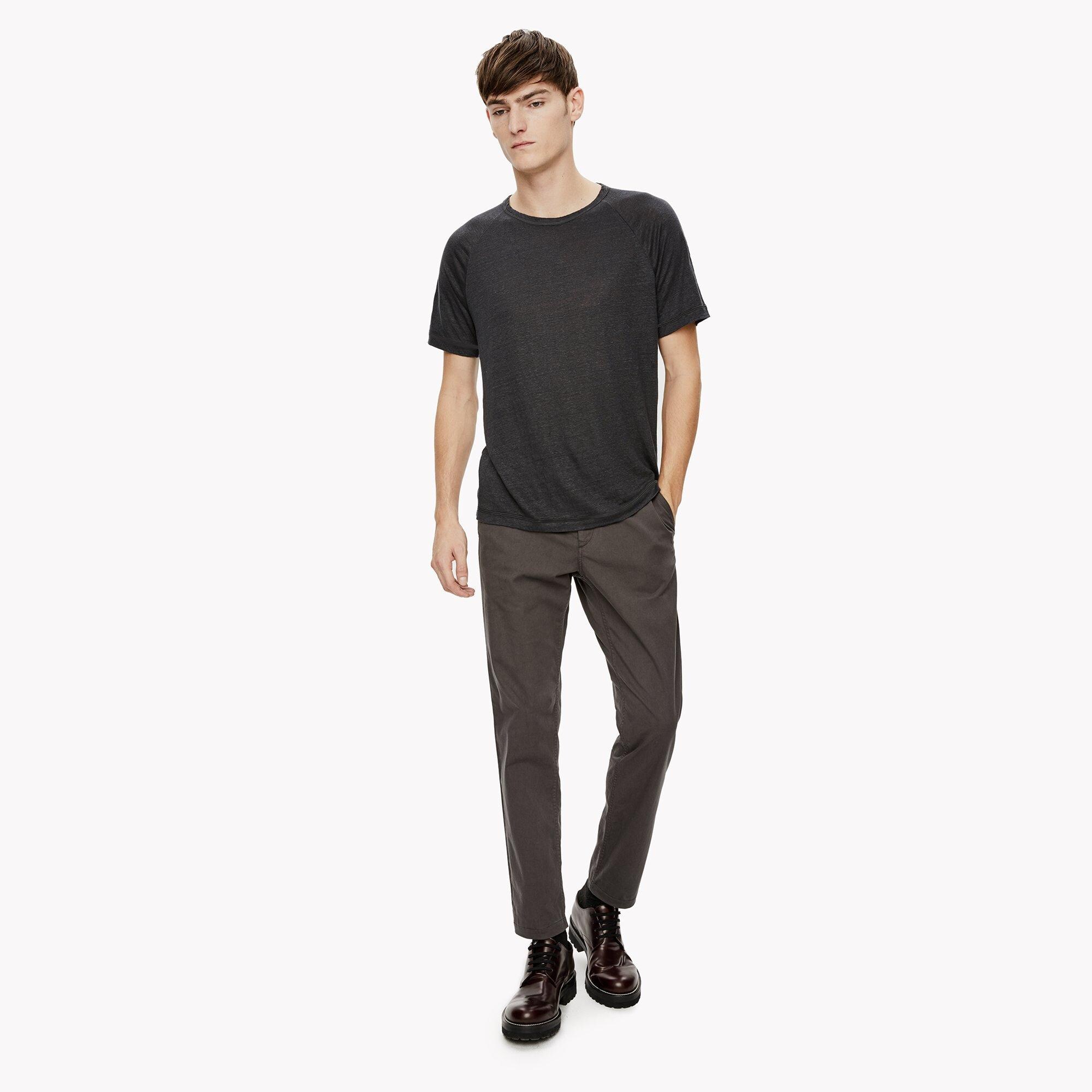 Washed Linen Raglan Tee