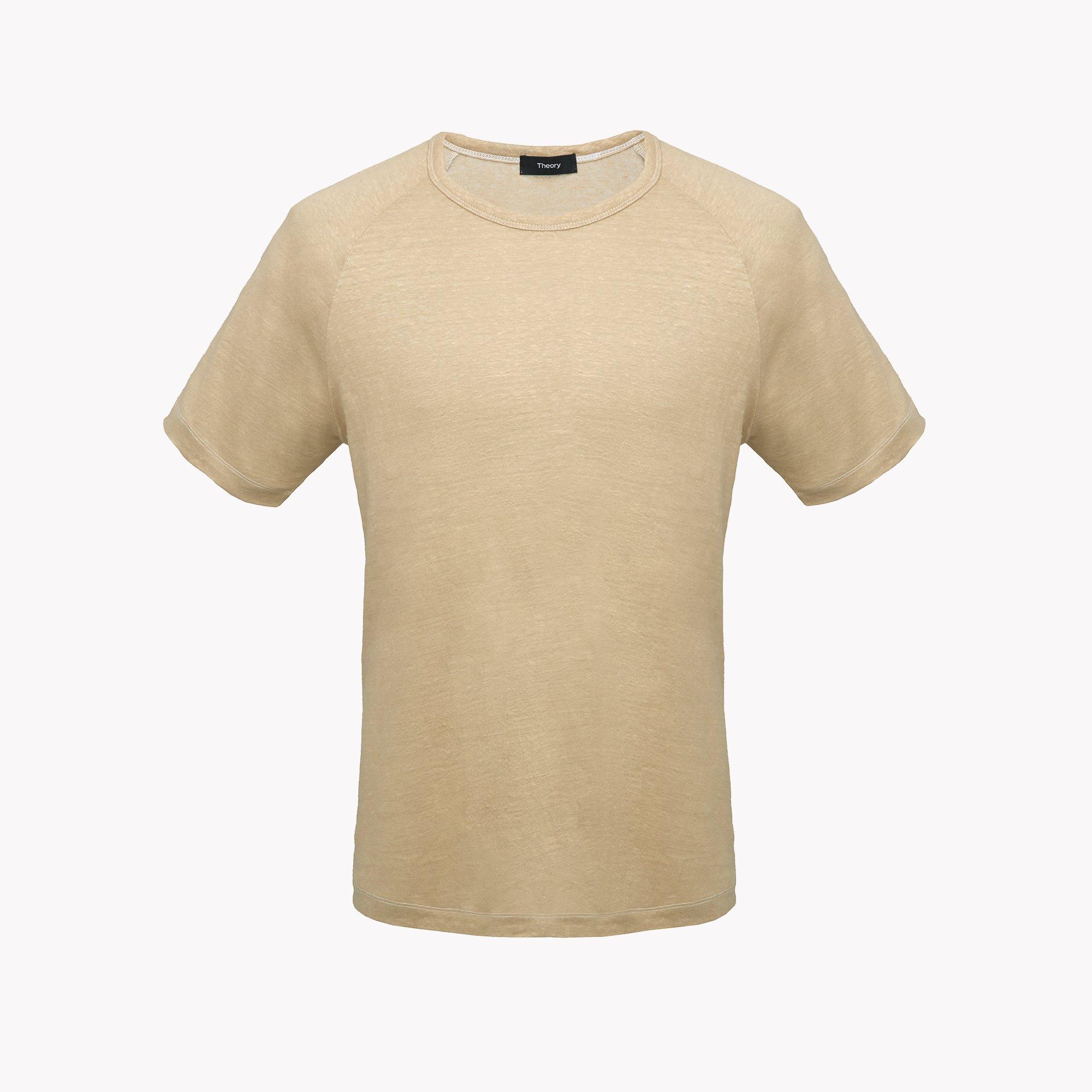 Washed Linen Raglan Tee
