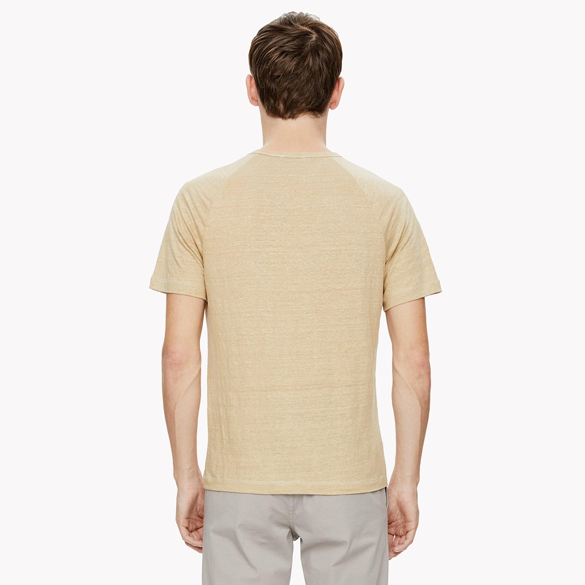 Washed Linen Raglan Tee