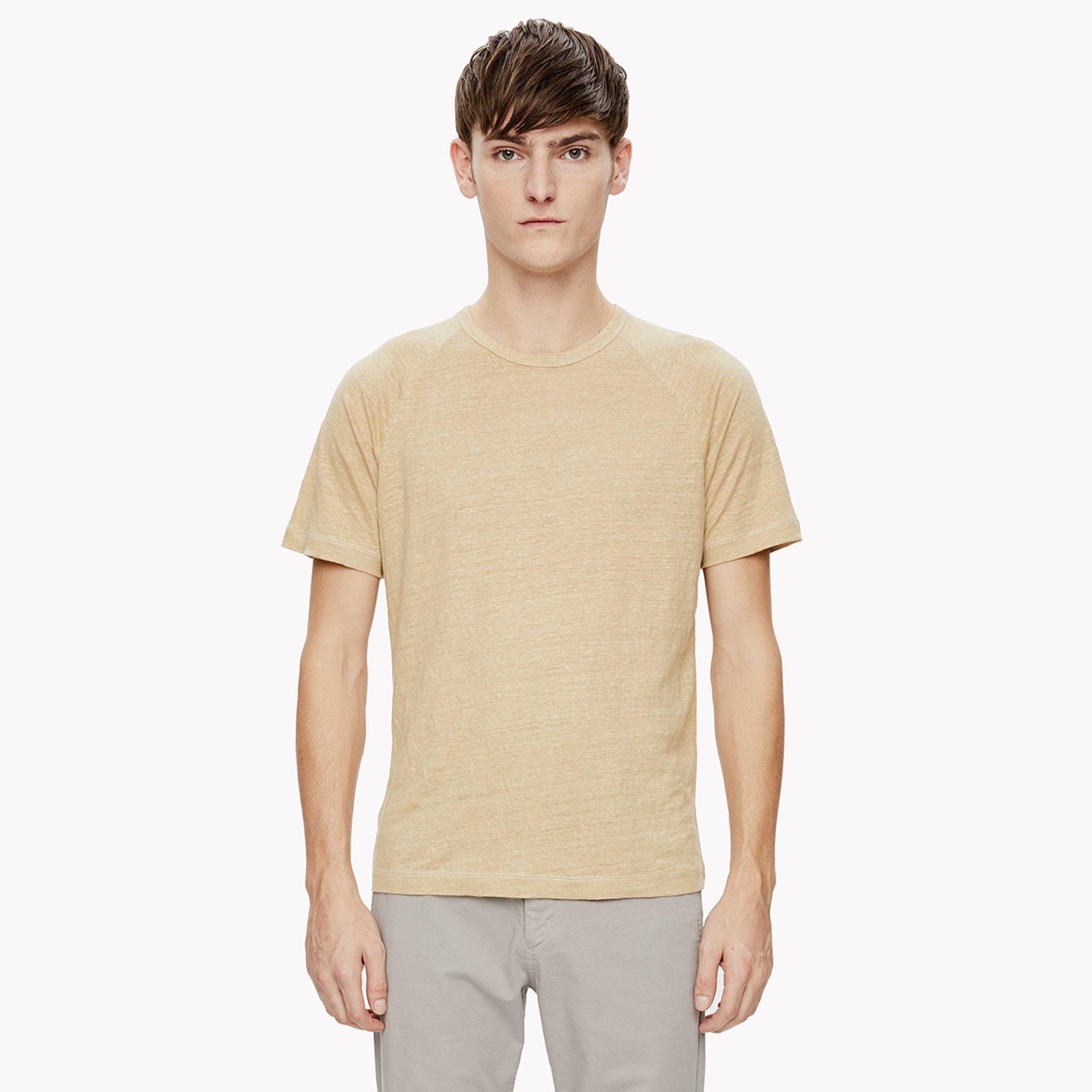 Washed Linen Raglan Tee