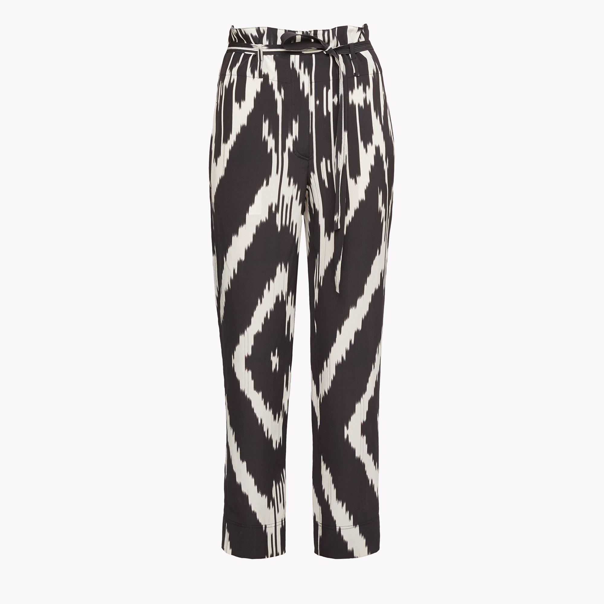 Ikat Paper-Bag Waist Pant