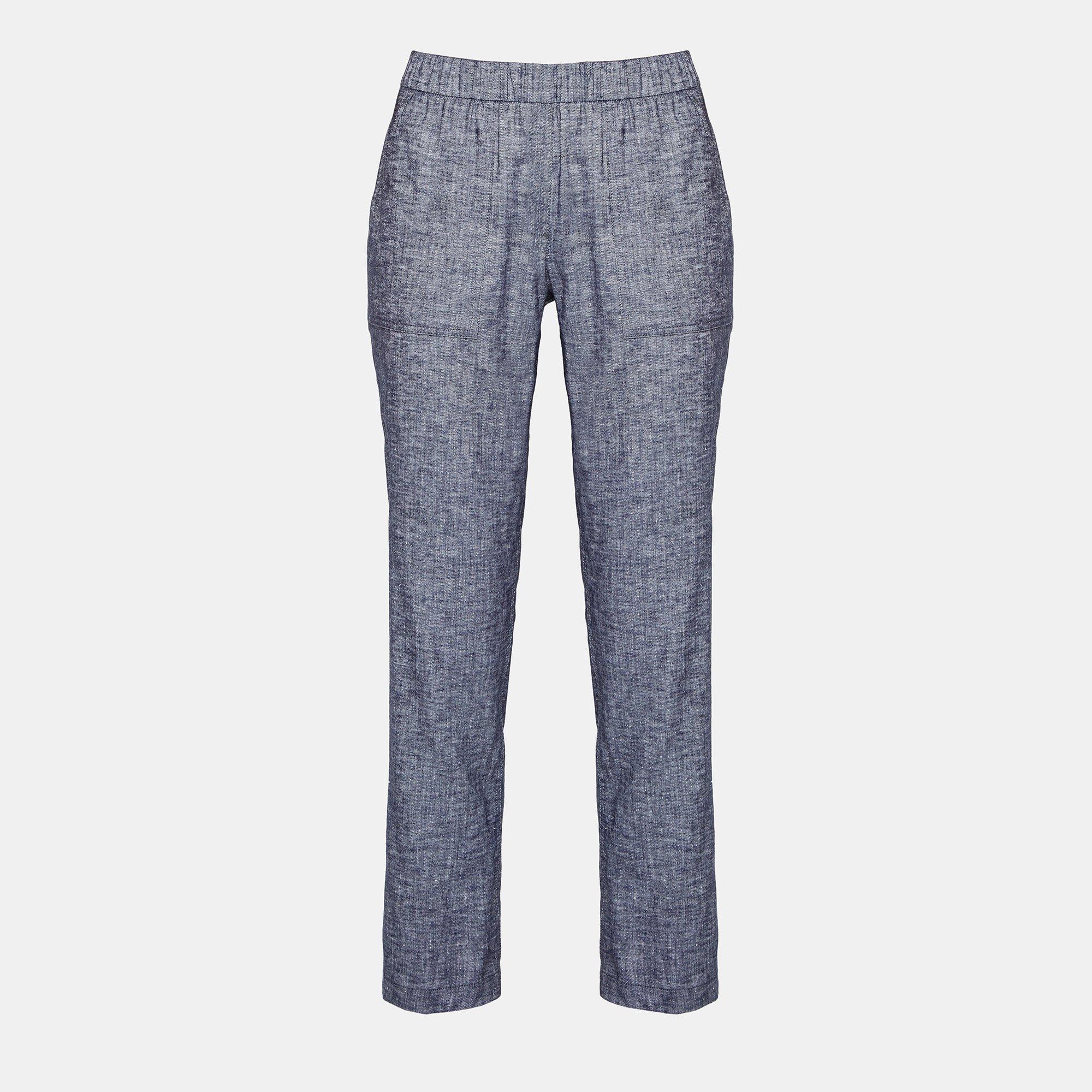 Stretch Linen Utility Pant