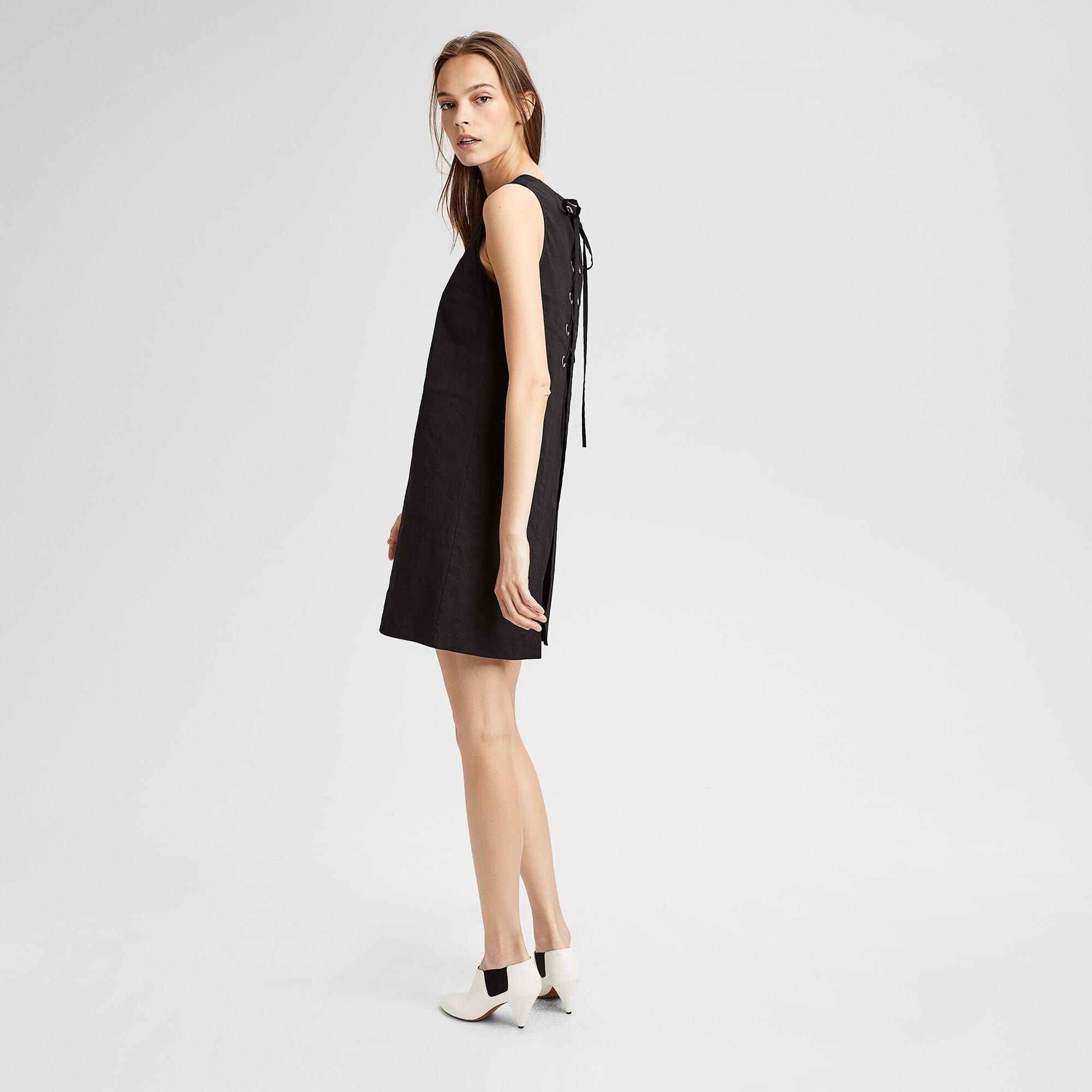 Lace Back Shift Dress