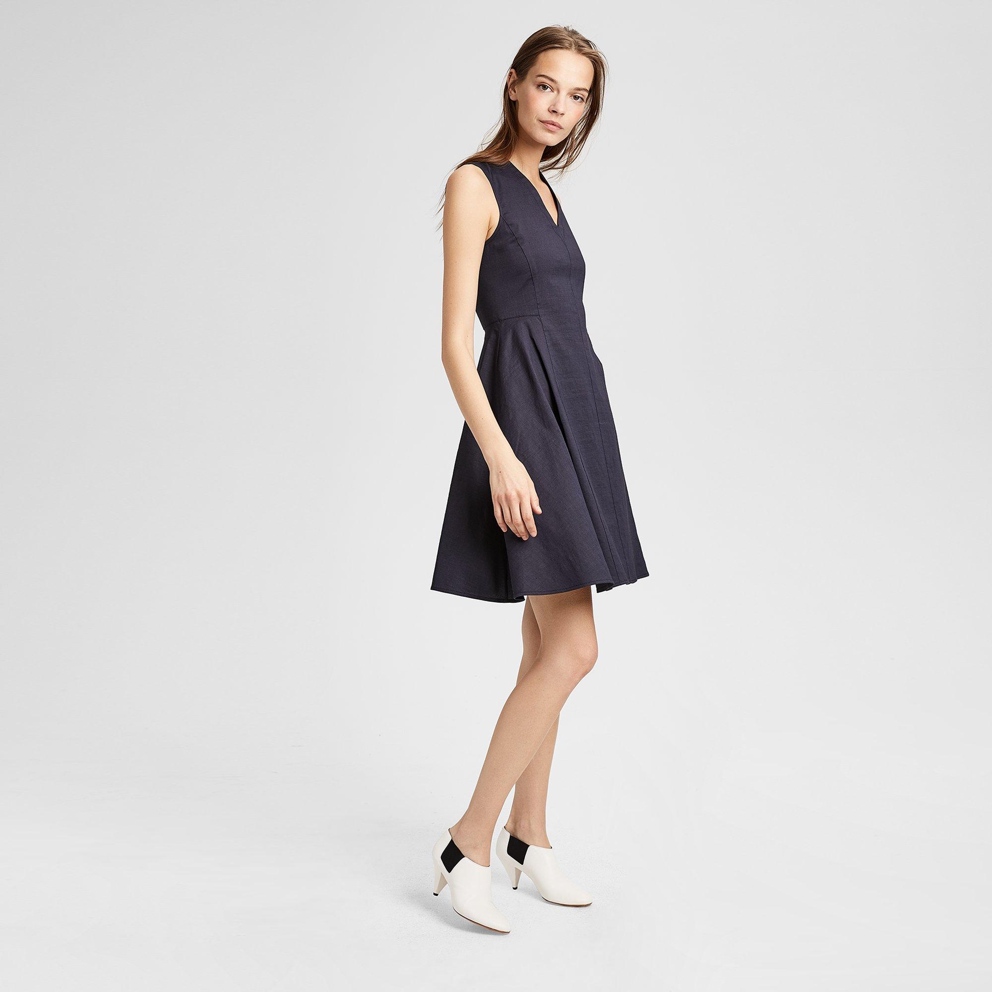 theory v neck dress