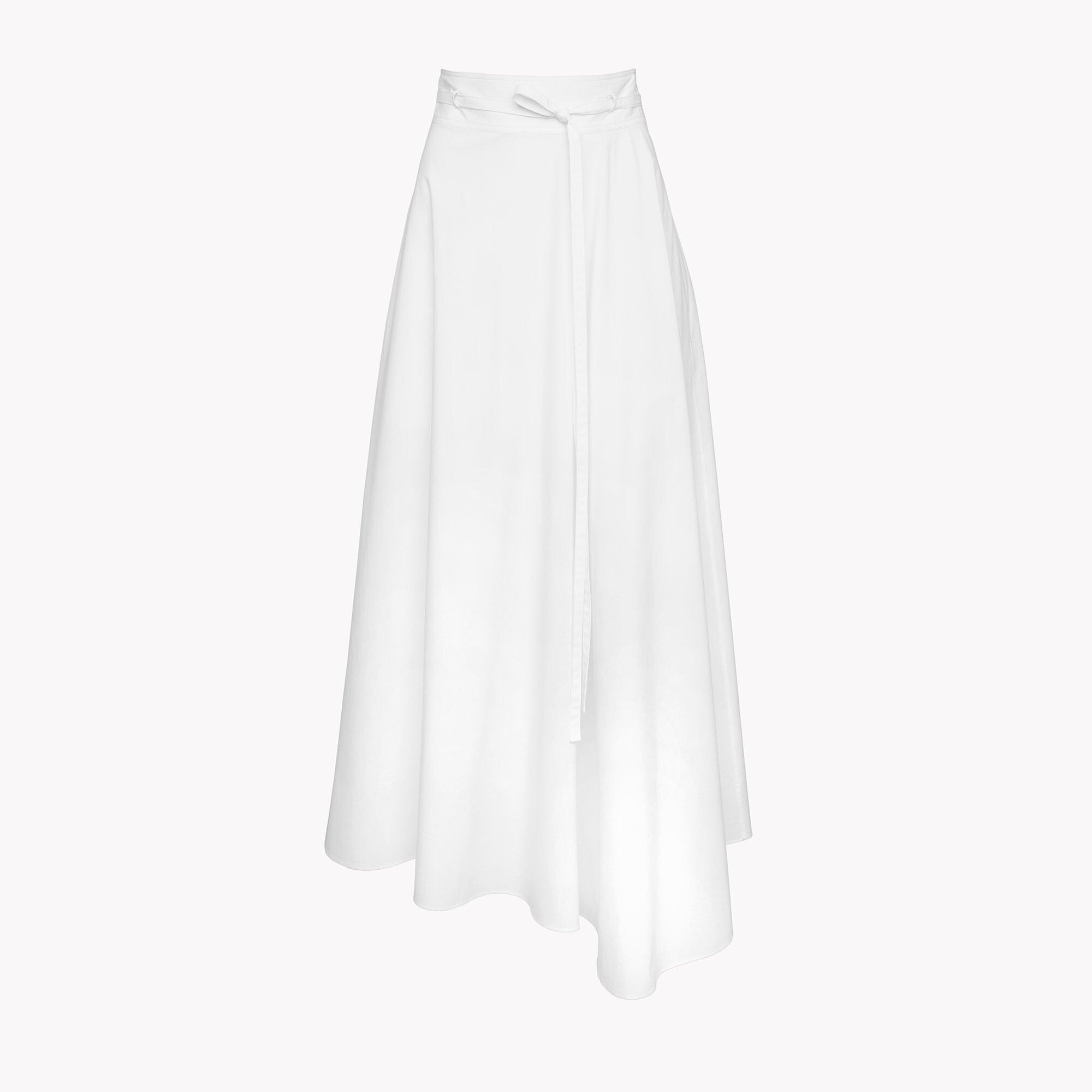 Asymmetric Midi Skirt