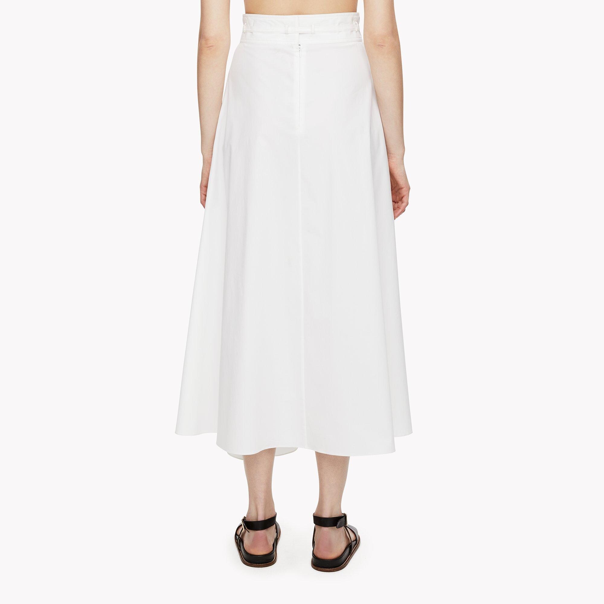 Asymmetric Midi Skirt
