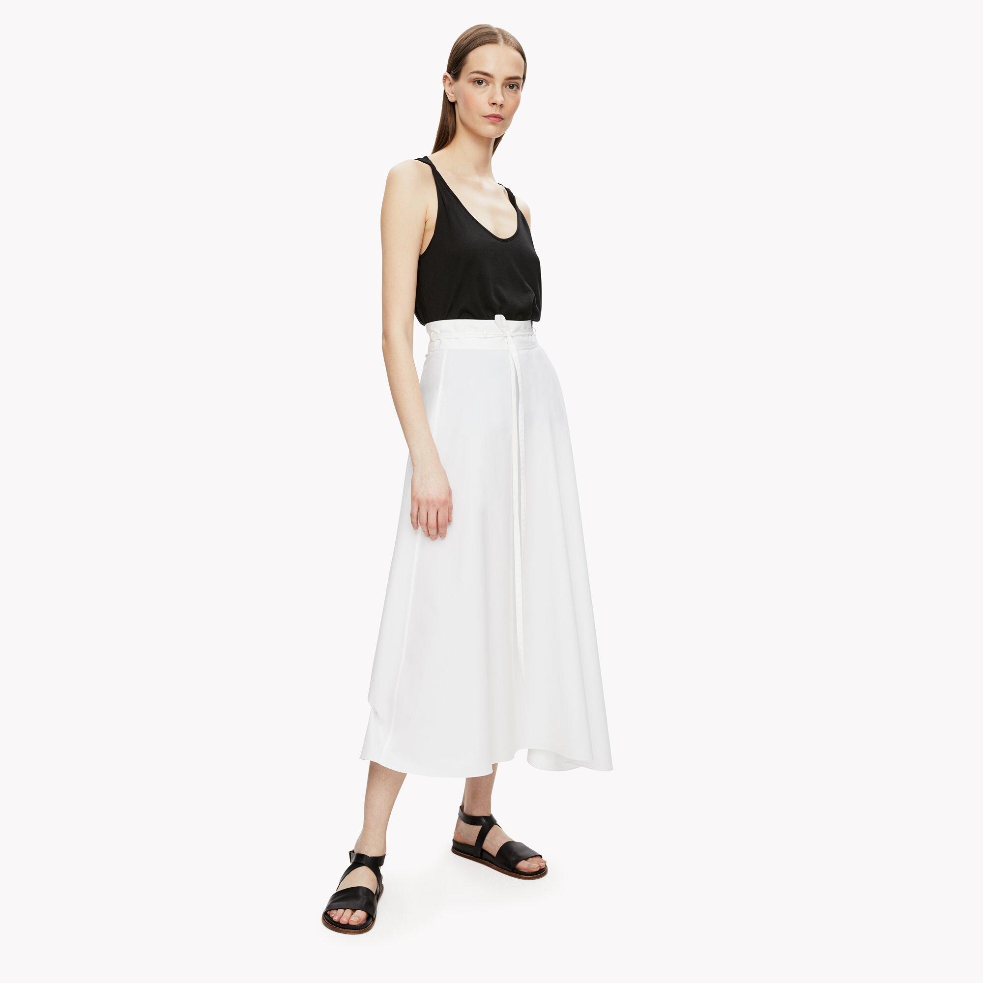 Asymmetric Midi Skirt