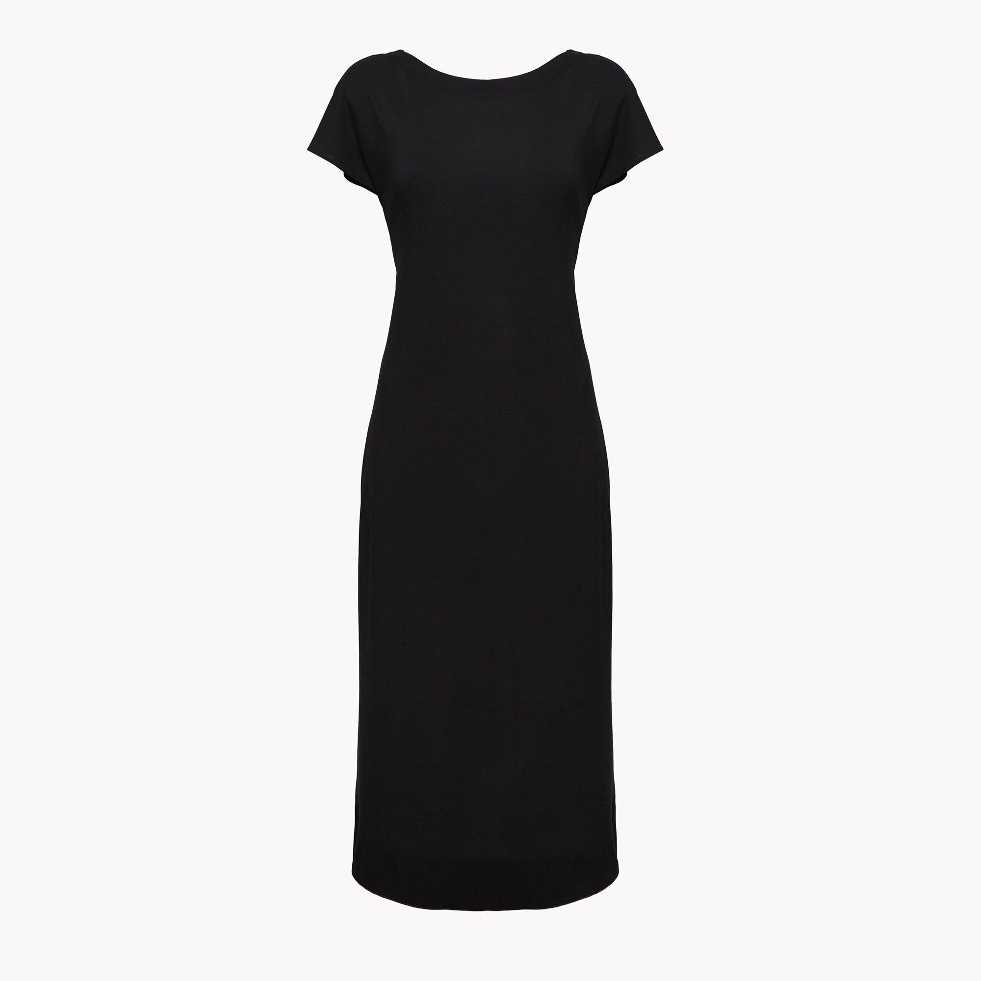 Twist-Back Midi Dress