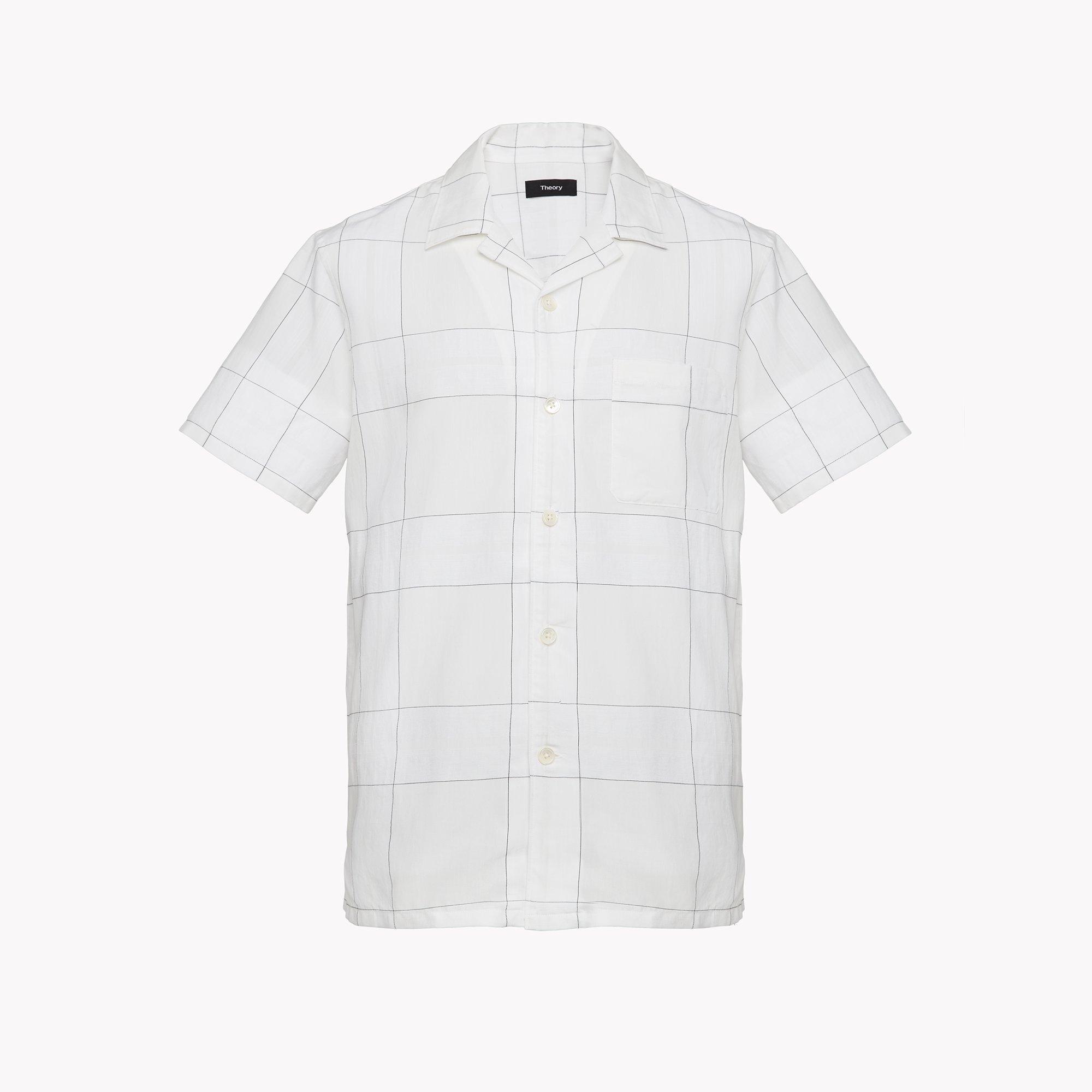 Camp-Collar Check Shirt