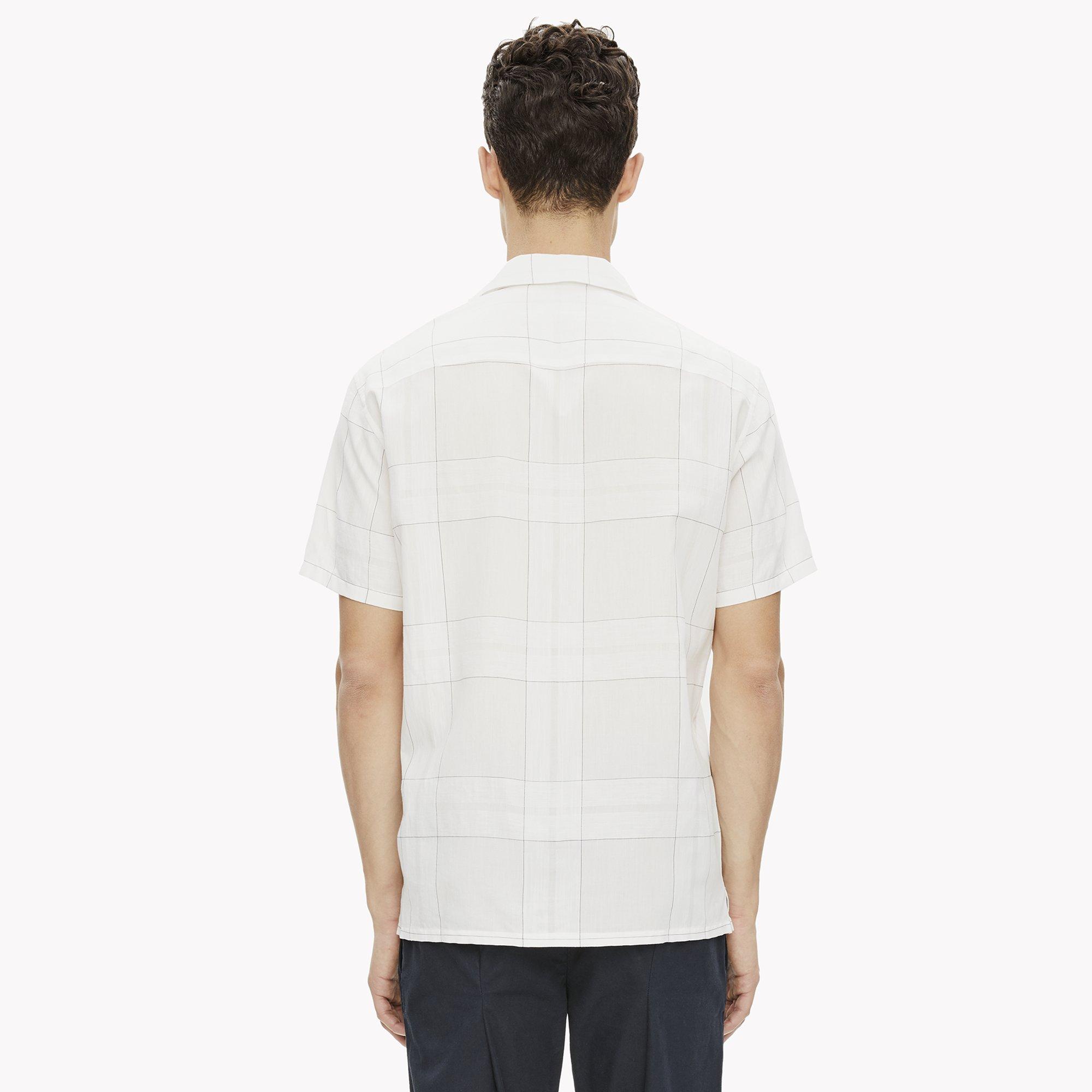 Camp-Collar Check Shirt