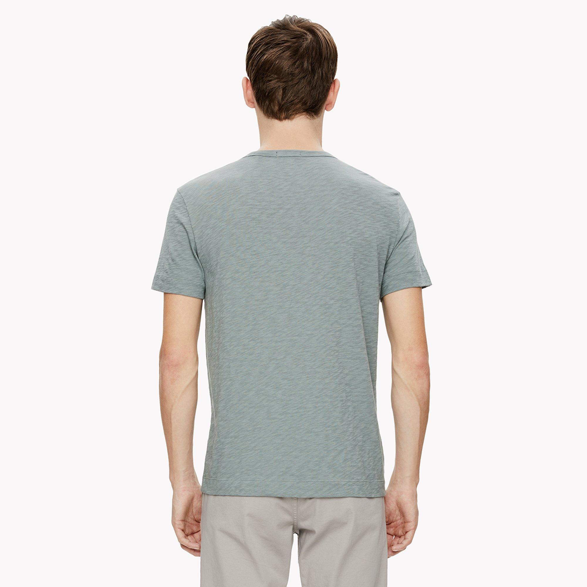 Slub Cotton V-Neck Tee