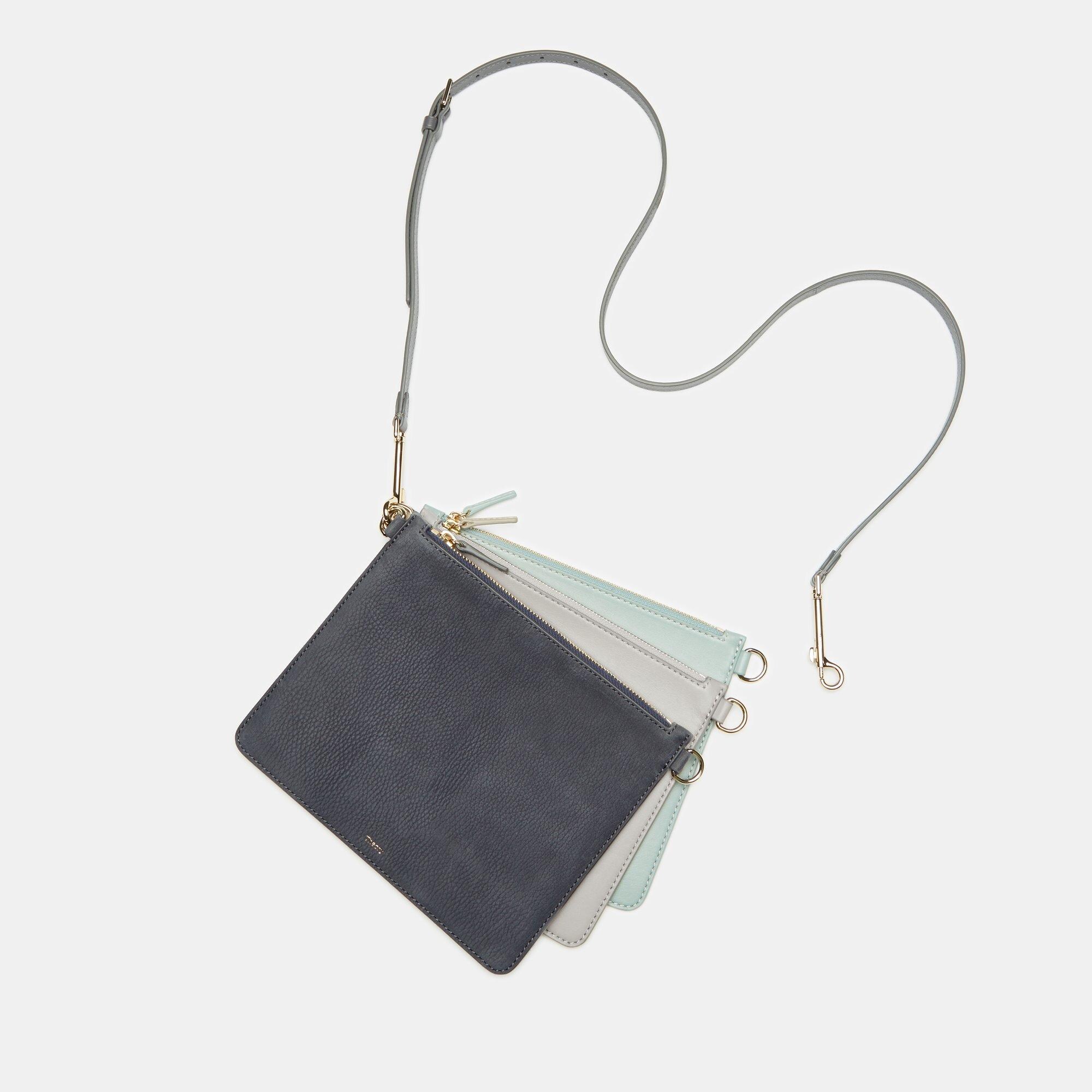Transformer Pouch In Nubuck Leather