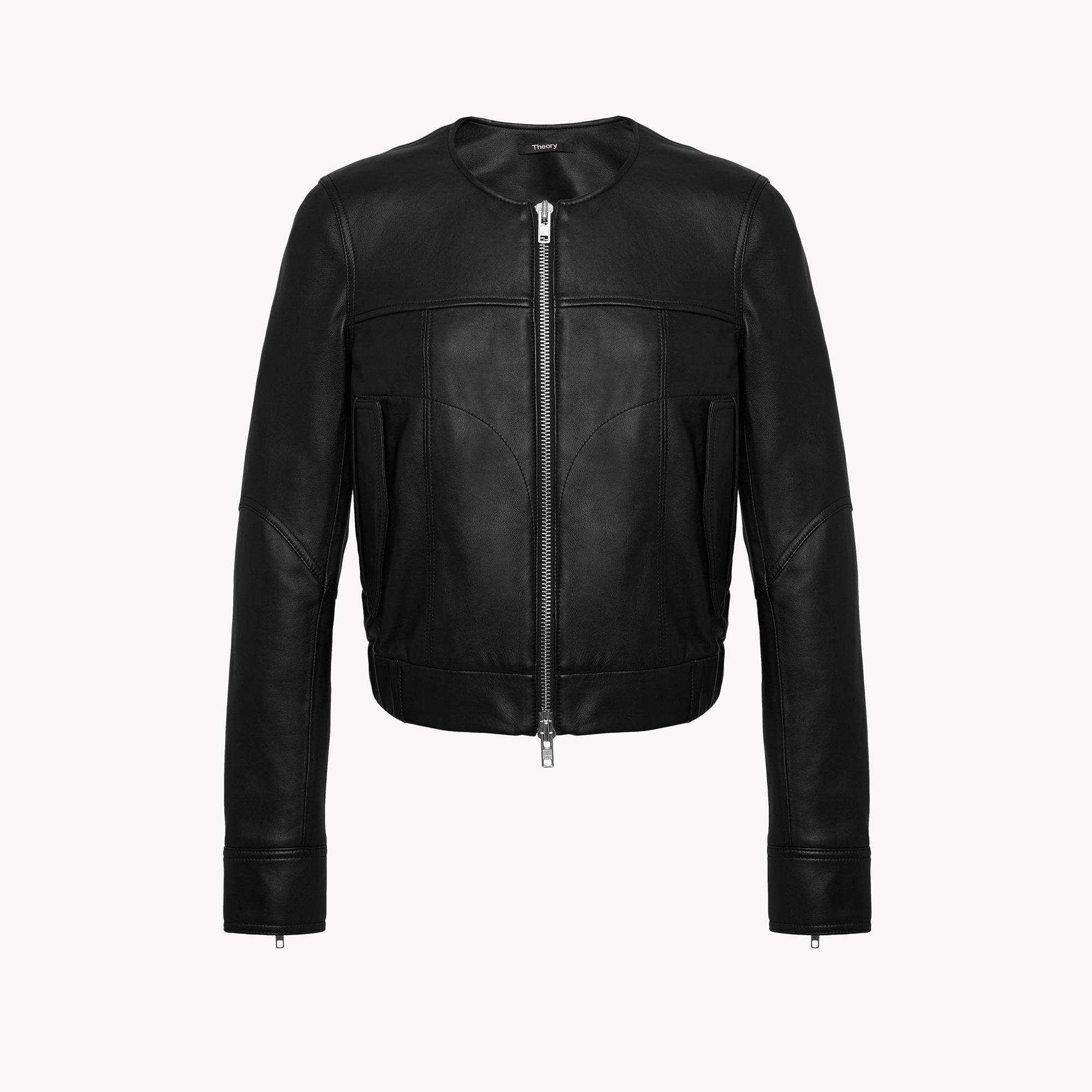 Round Neck Zip Blouson