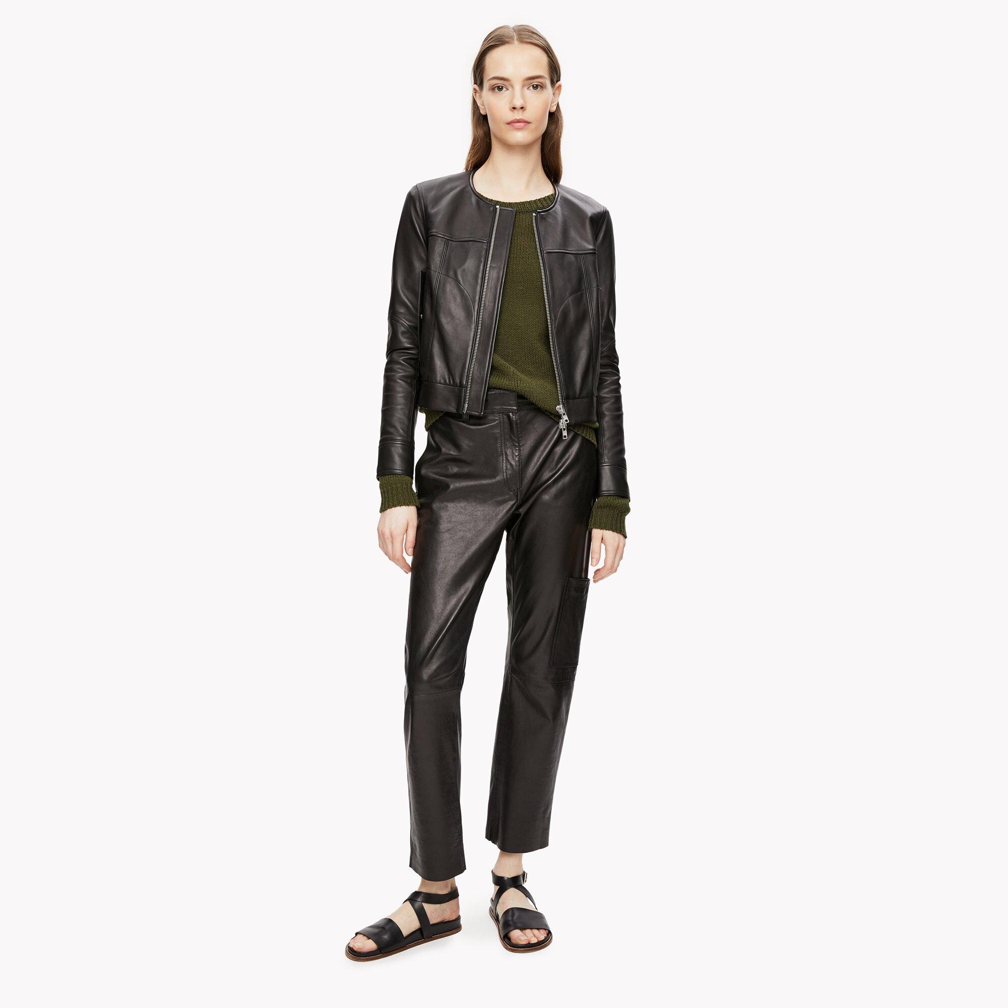 Round Neck Zip Blouson