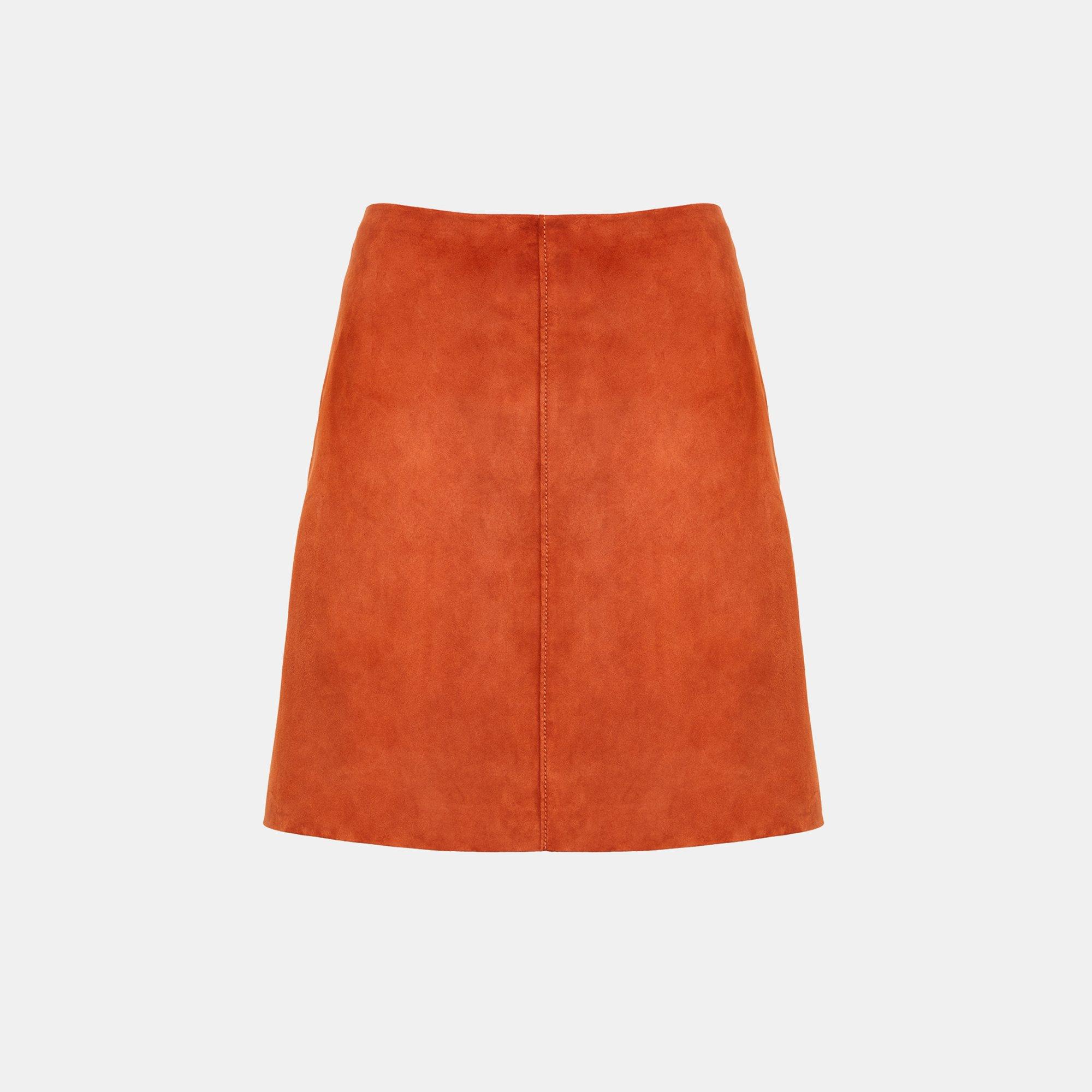 Suede Mini Skirt