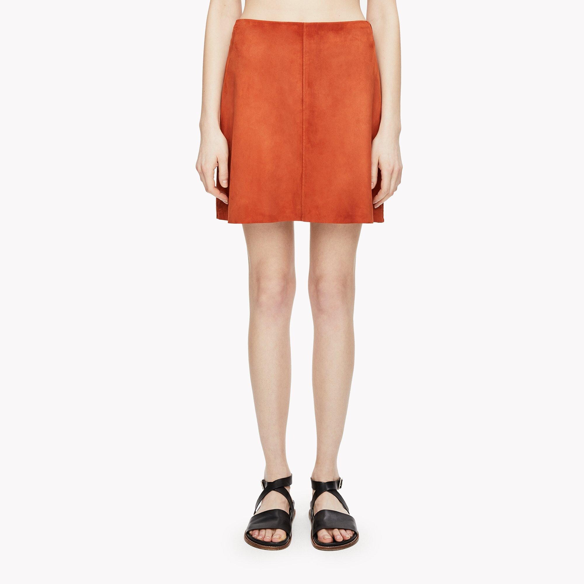 Suede Mini Skirt