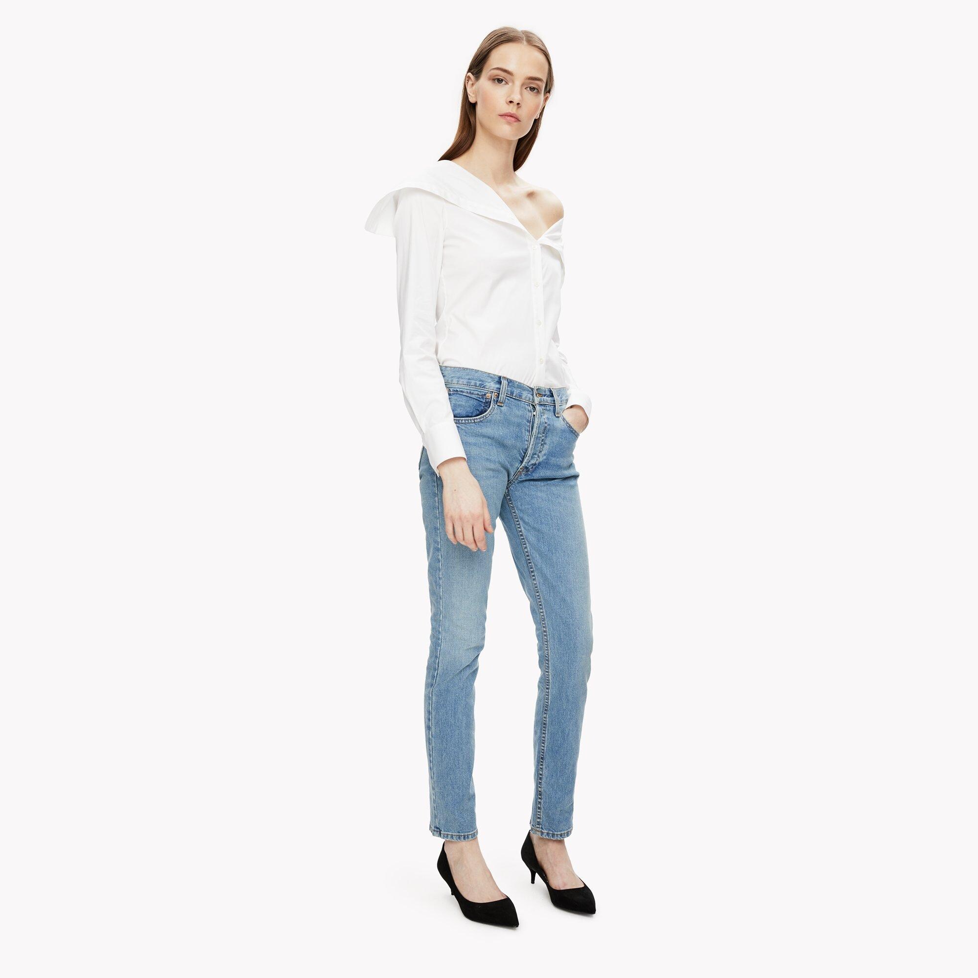 Draped Collar Shirt