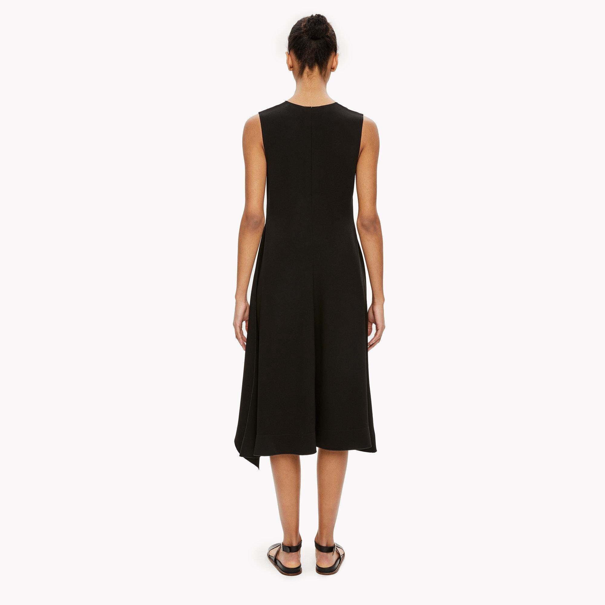 Asymmetric Draped Dress
