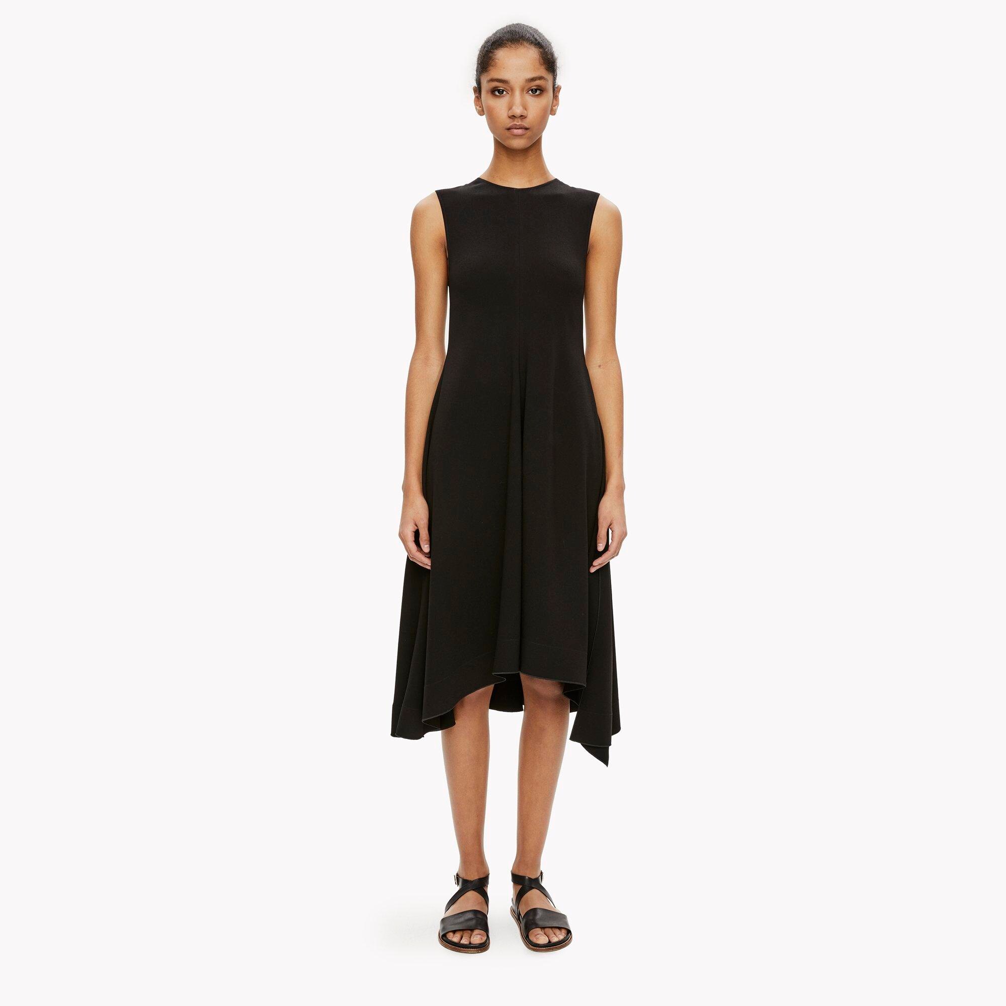 Asymmetric Draped Dress