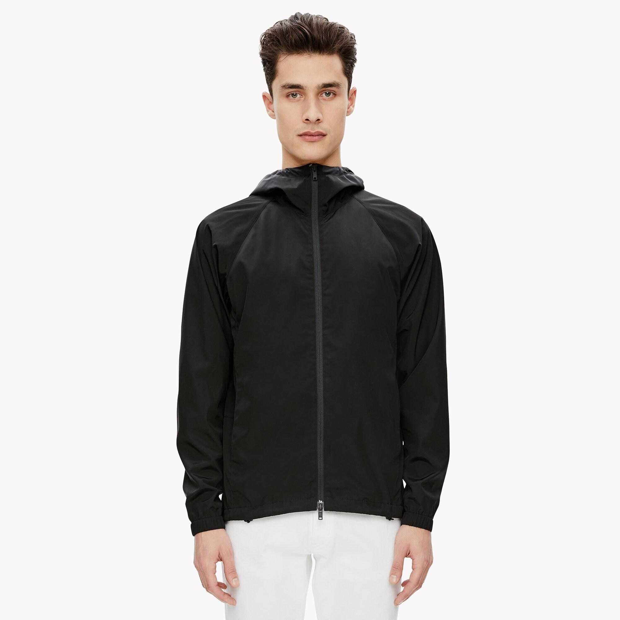 Hooded Zip Technical Jacket
