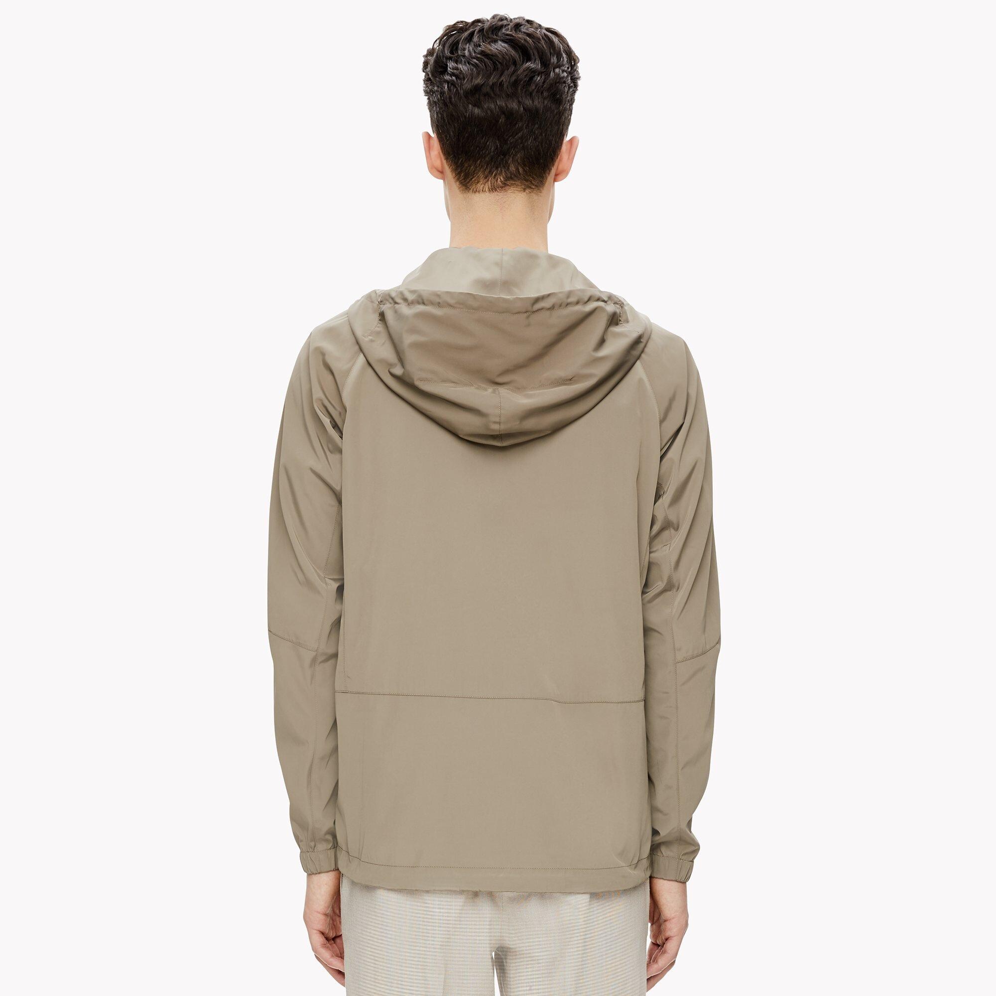 Hooded Zip Technical Jacket