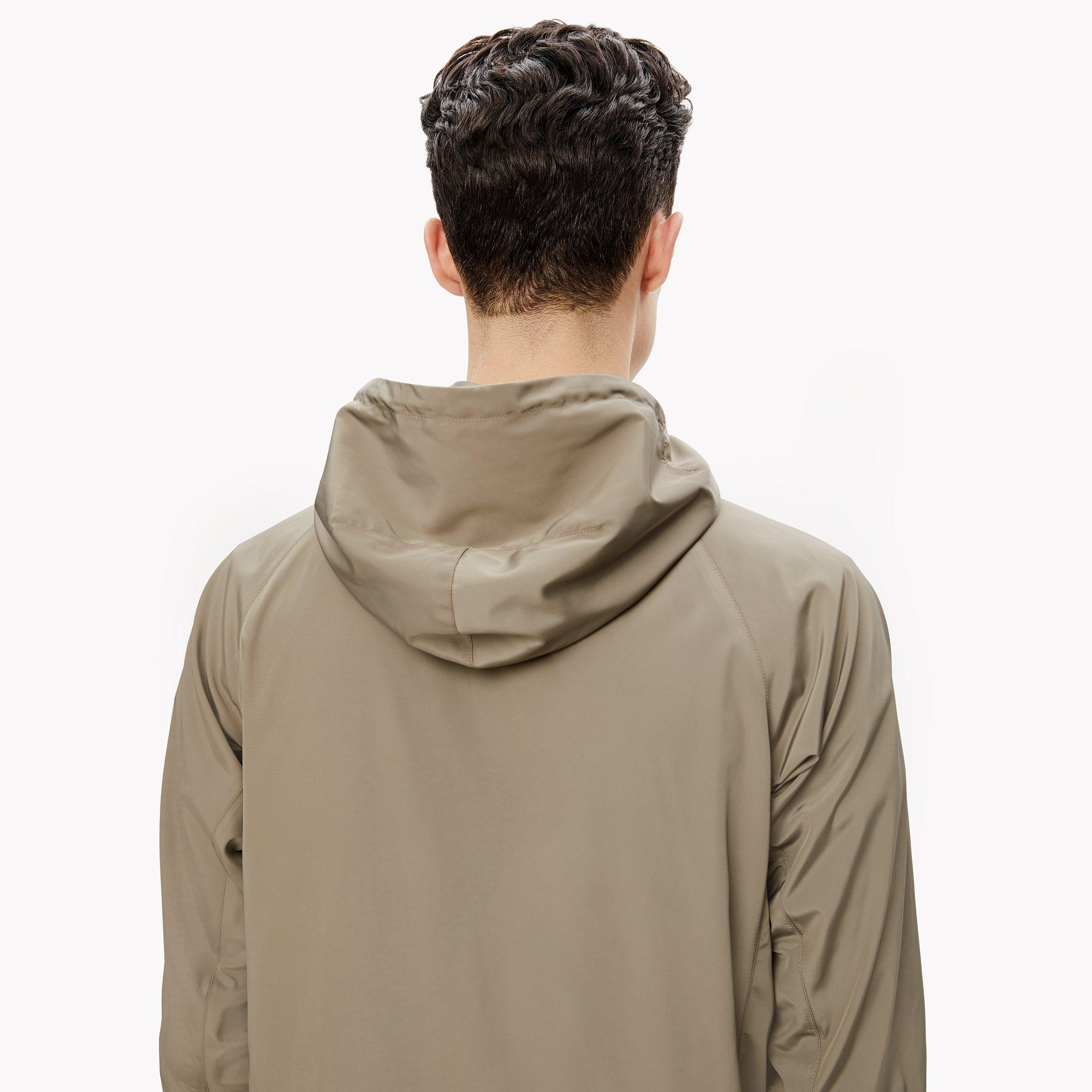 Hooded Zip Technical Jacket