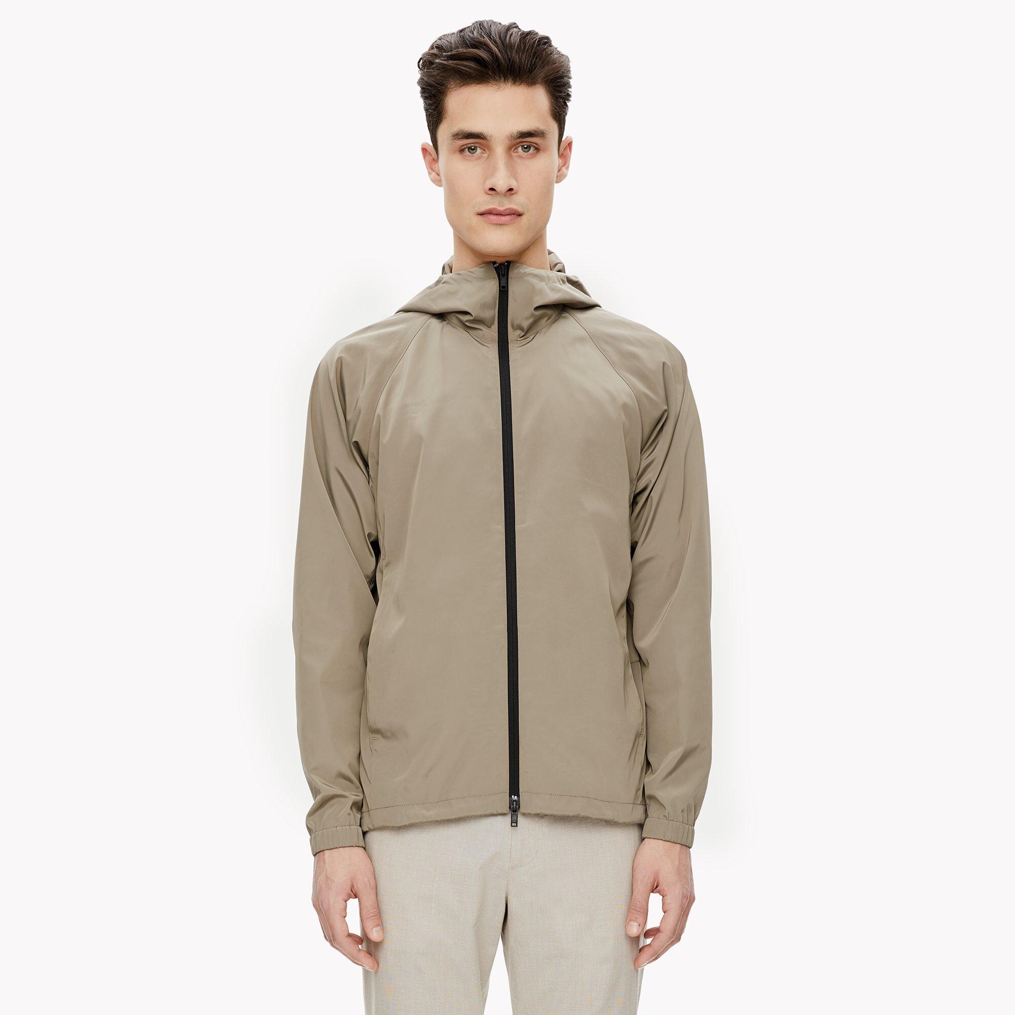 Hooded Zip Technical Jacket