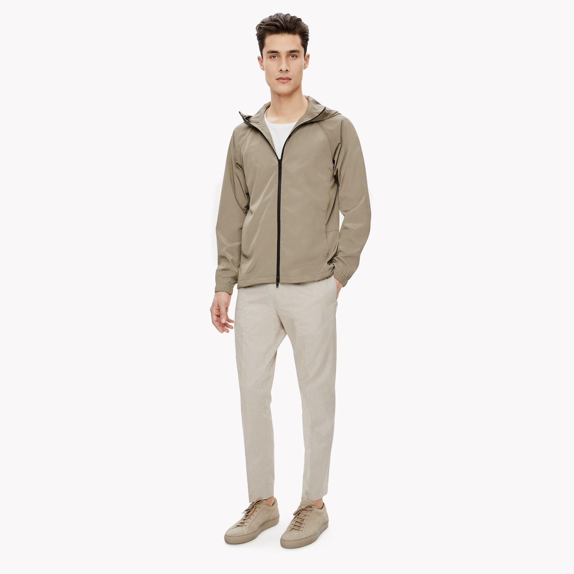 Hooded Zip Technical Jacket
