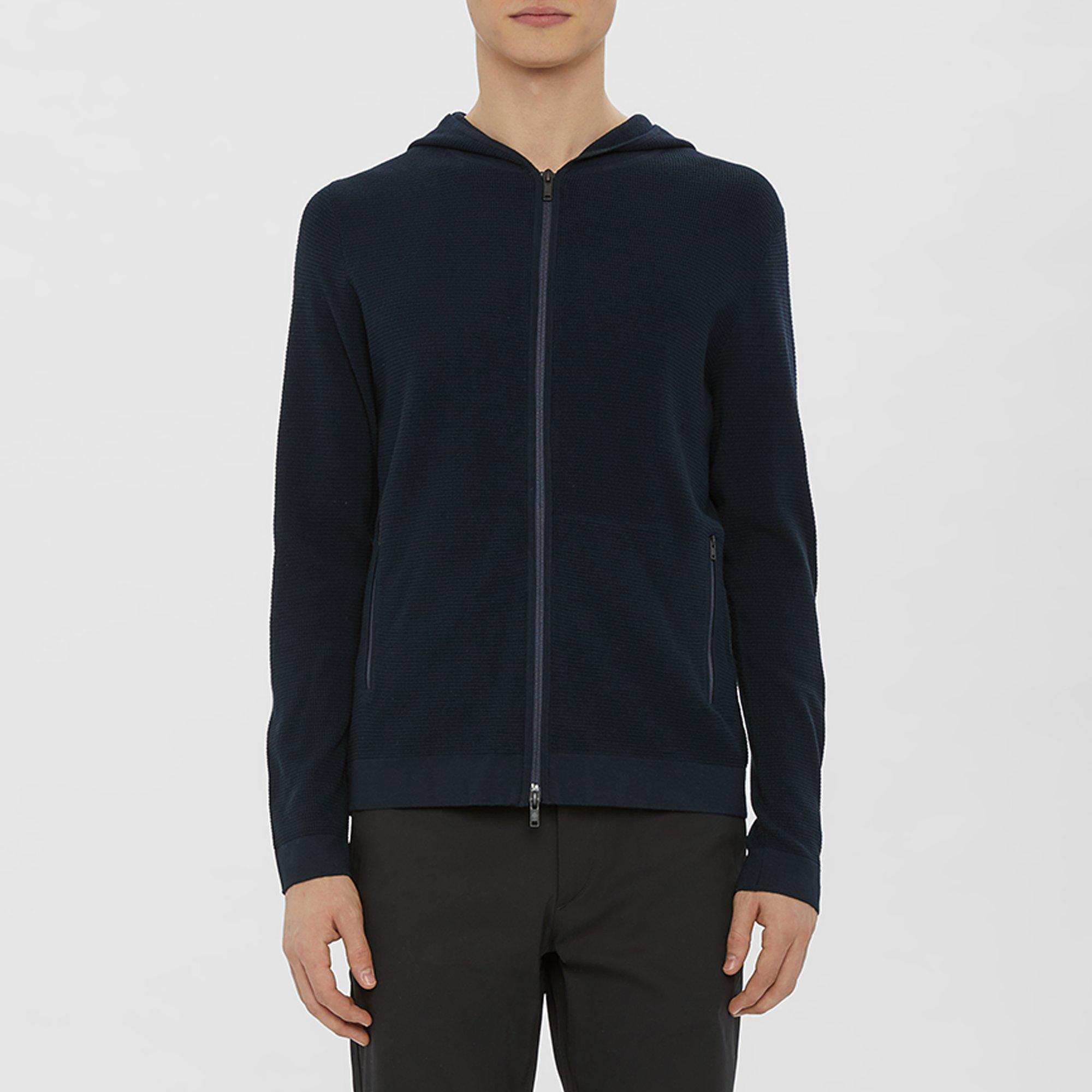 Hooded Tech Combo Sweater