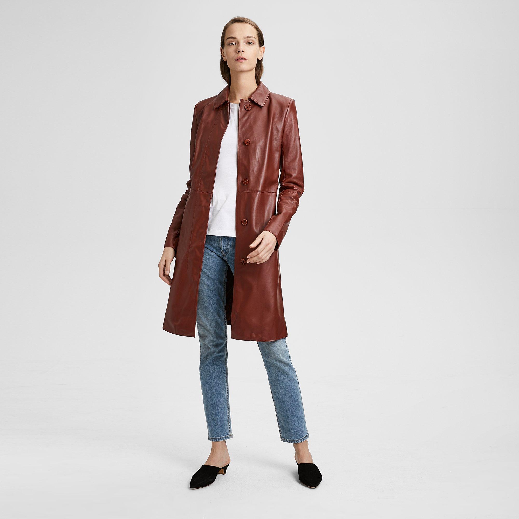 Leather Mod Coat