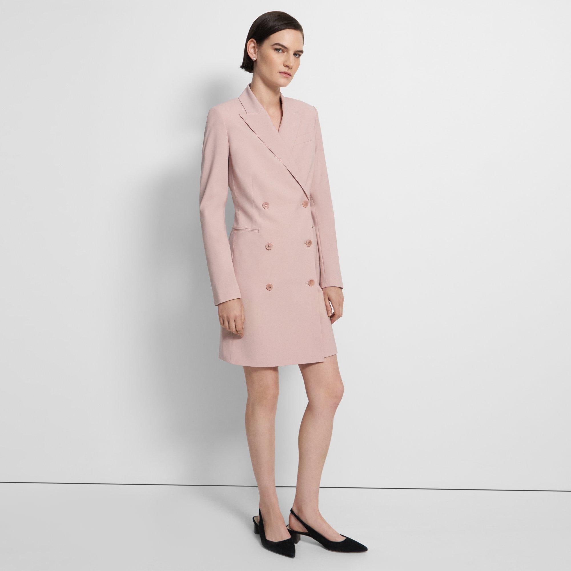 Blazer Dress in Good Wool Theory
