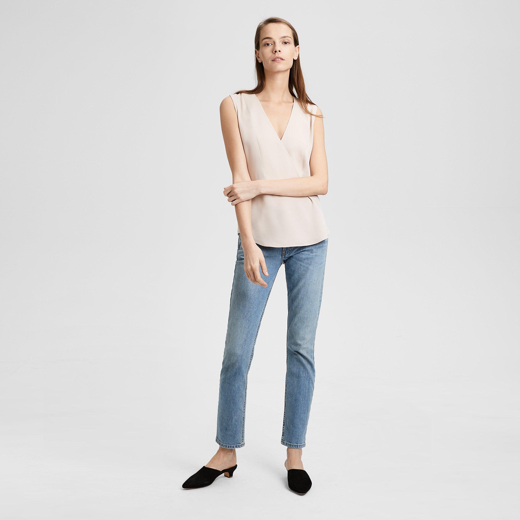 Silk Crossover Top