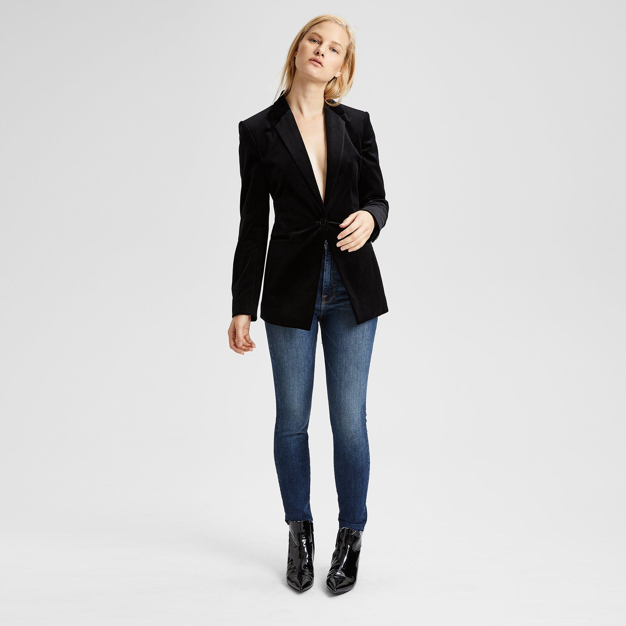 Theory on sale velvet jacket