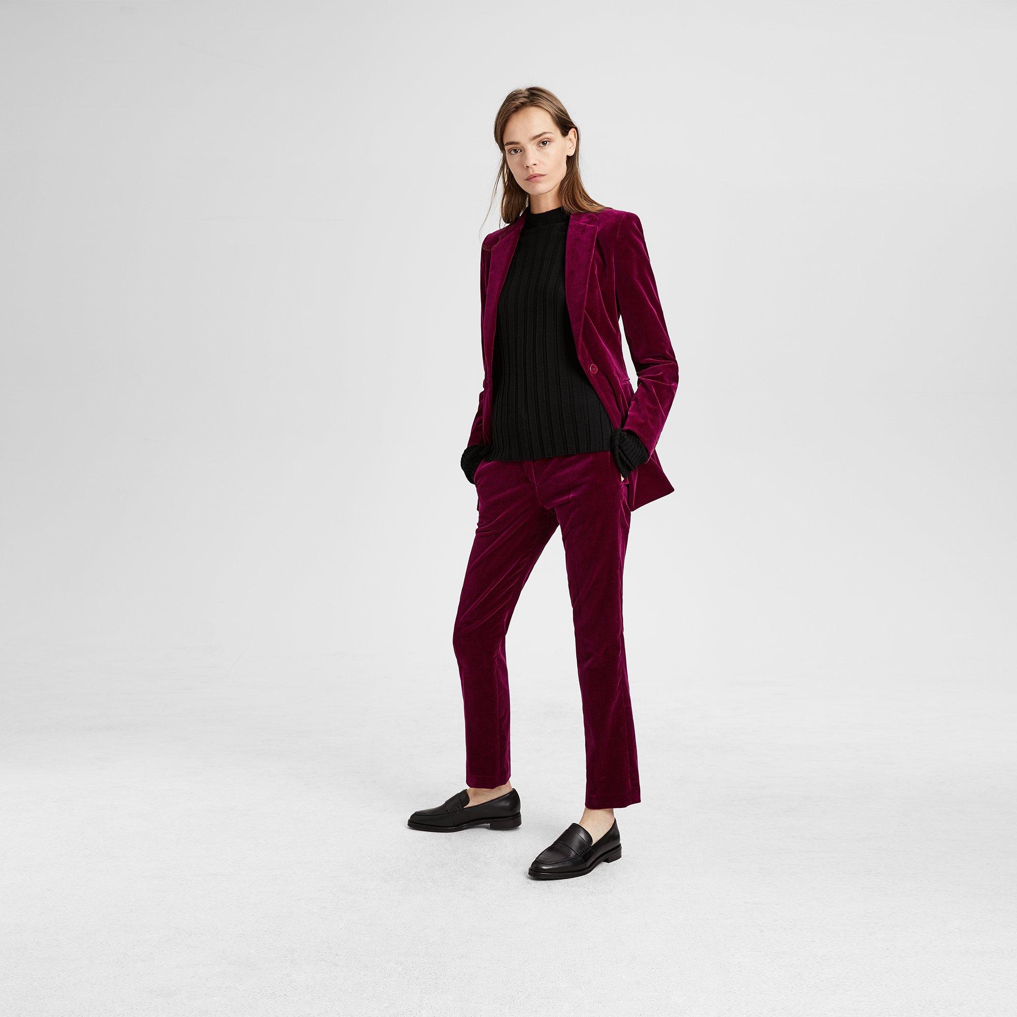 Theory Official Site Velvet Power Jacket