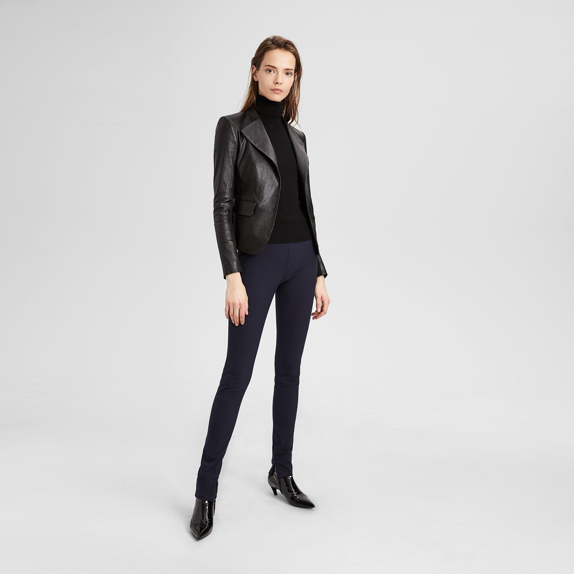 Bi-Stretch Cotton High-Waisted Legging