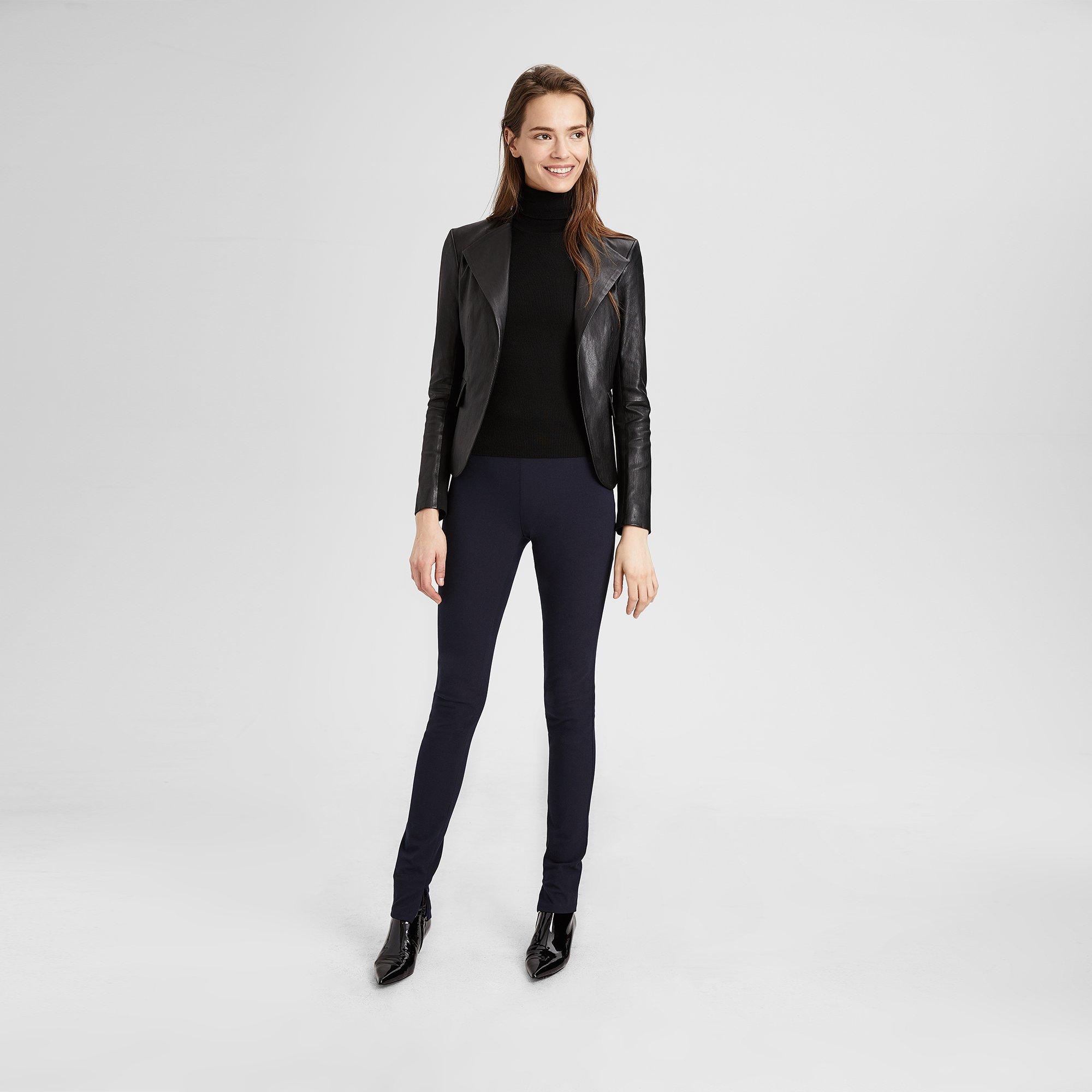 Bi-Stretch Cotton High-Waisted Legging