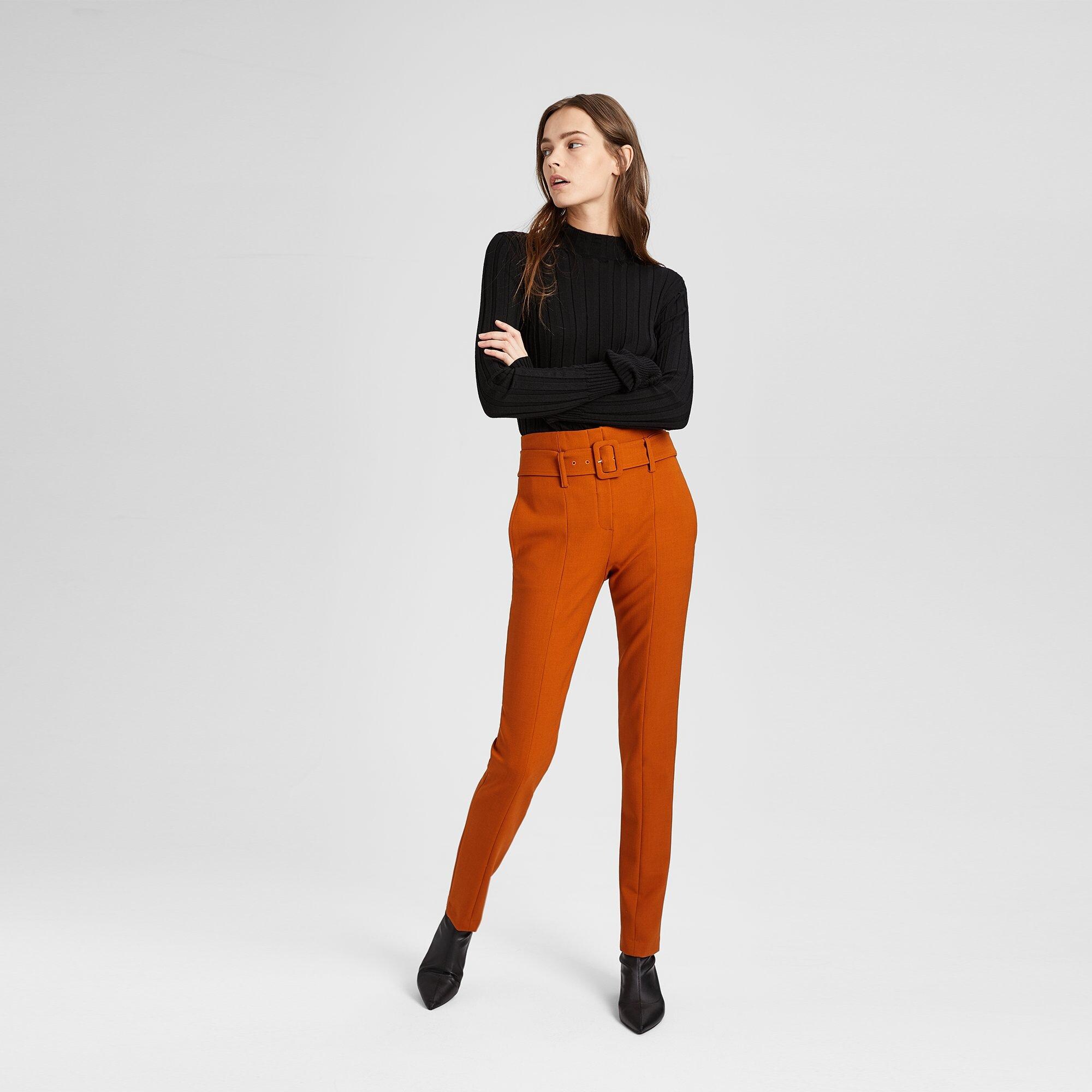 Belted Cigarette Pant