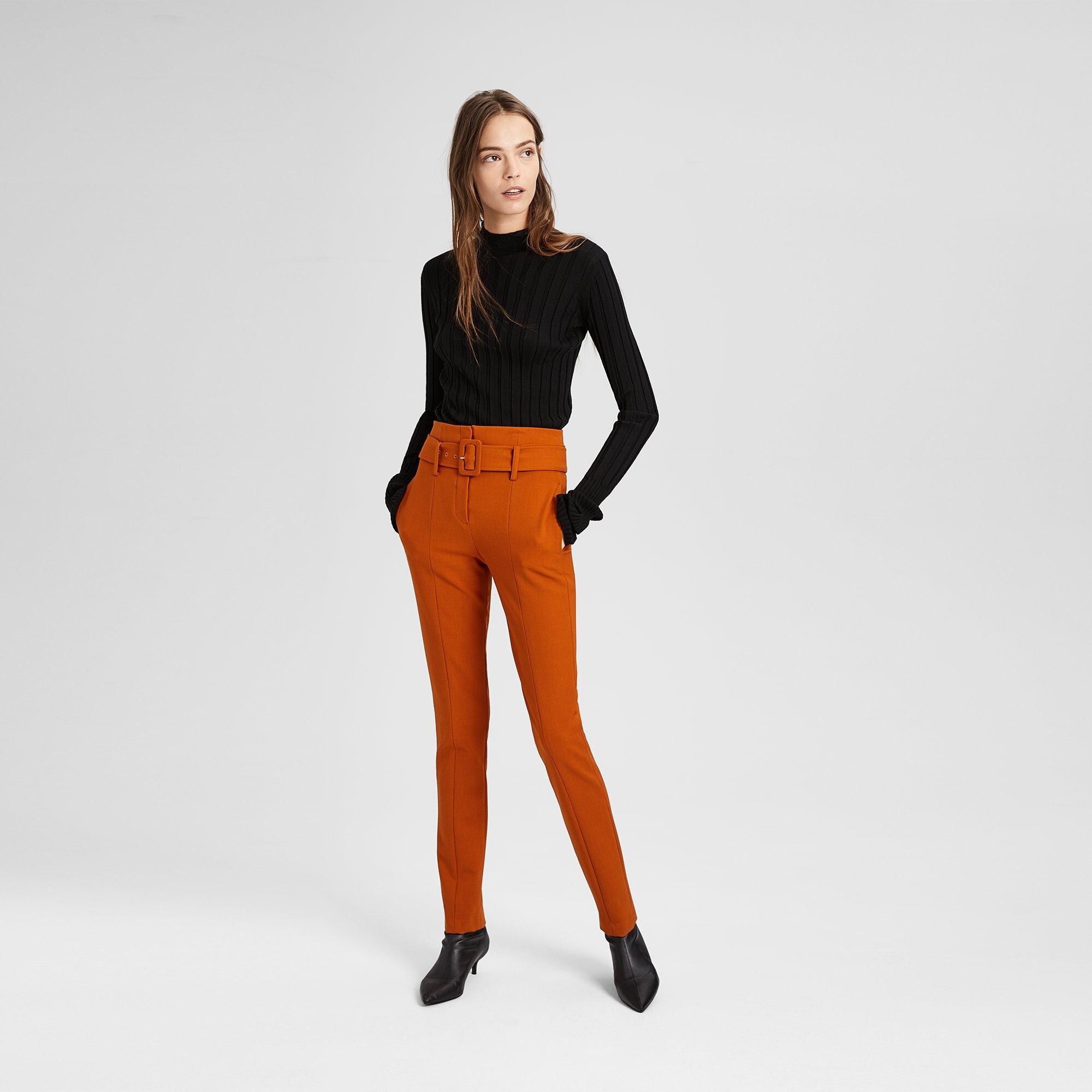 Belted Cigarette Pant