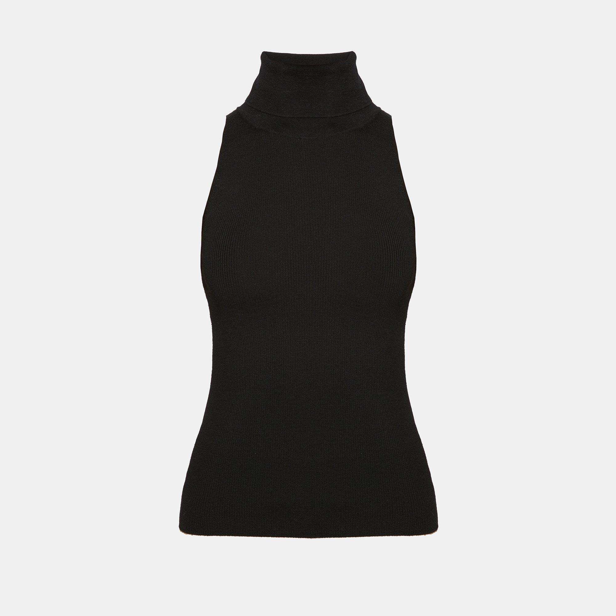 Ribbed Turtleneck Tank