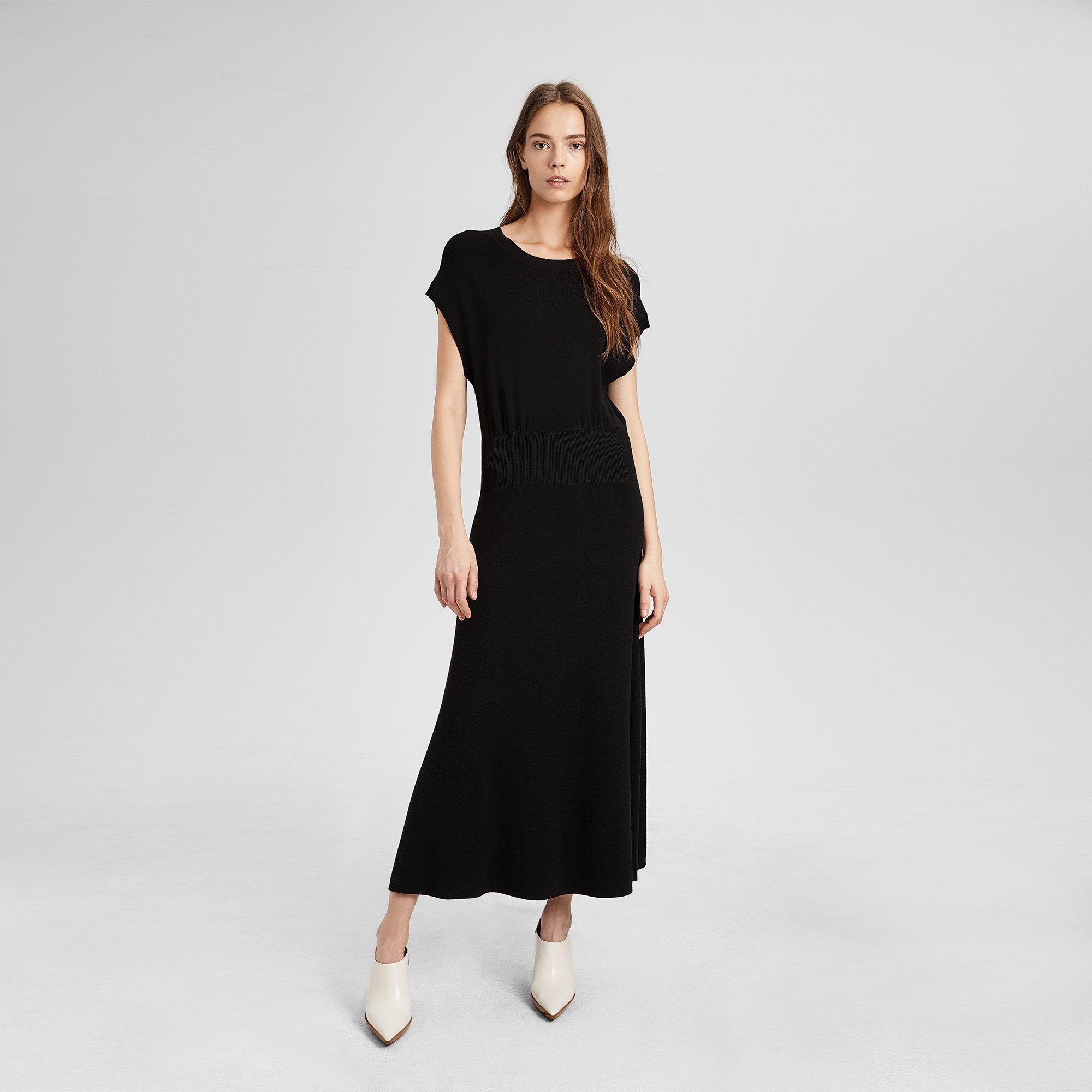 Mixed Stitch Maxi Dress