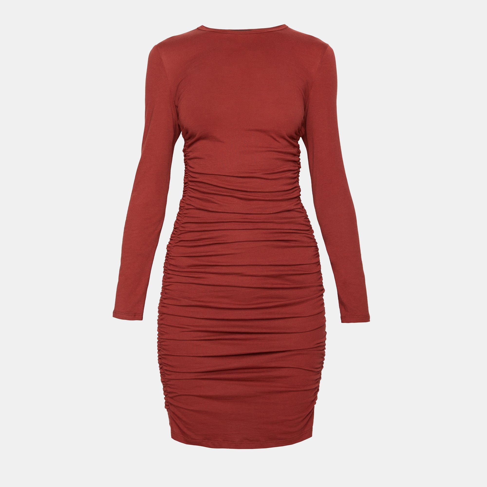 Ruched Mini Dress